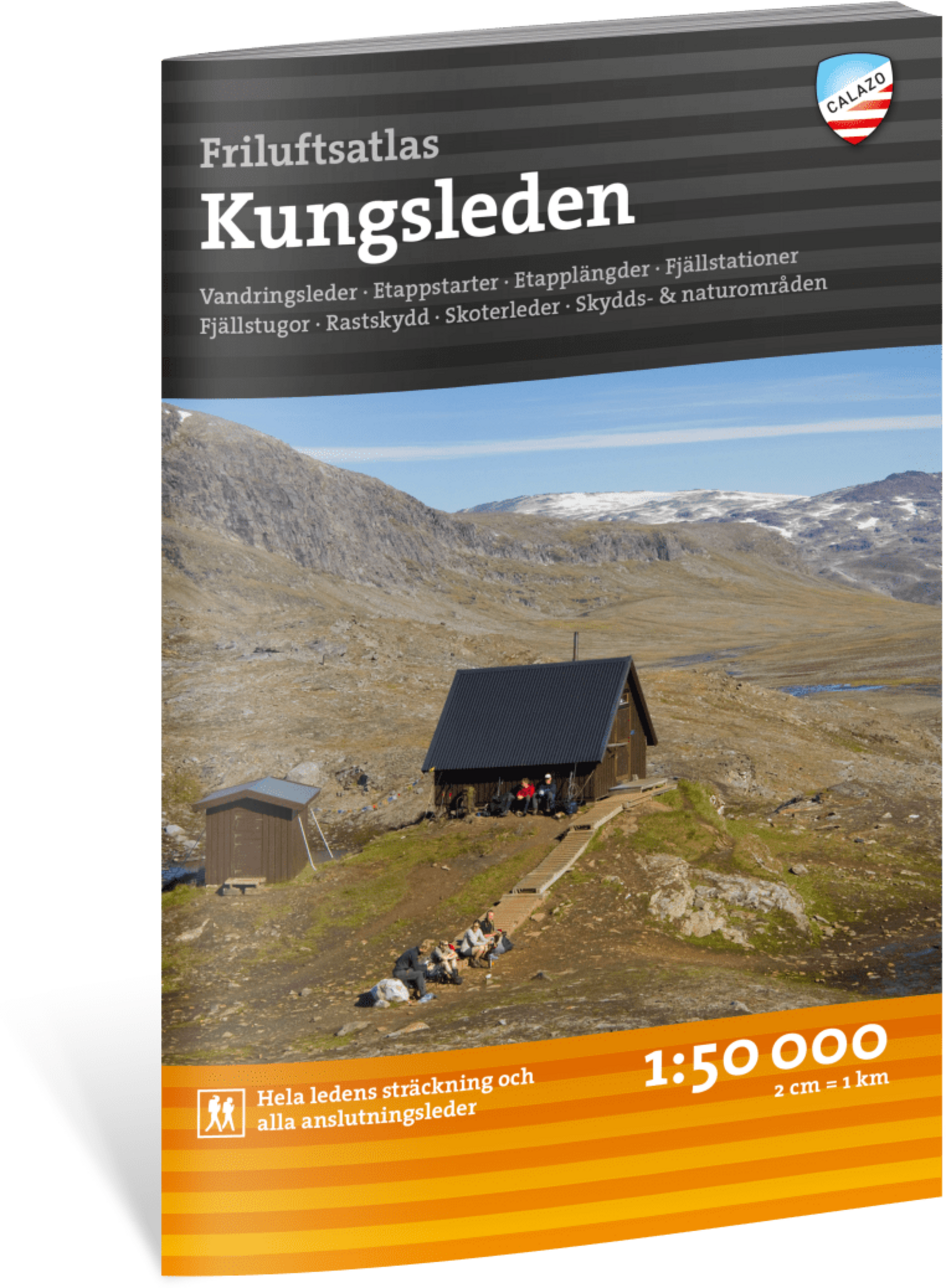 CALAZO, Friluftsatlas Kungsleden 1:50 000