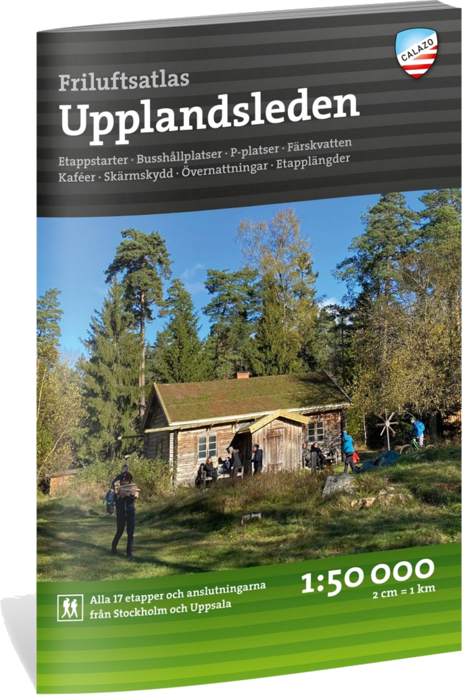 CALAZO, Friluftsatlas Upplandsleden 1:50.000