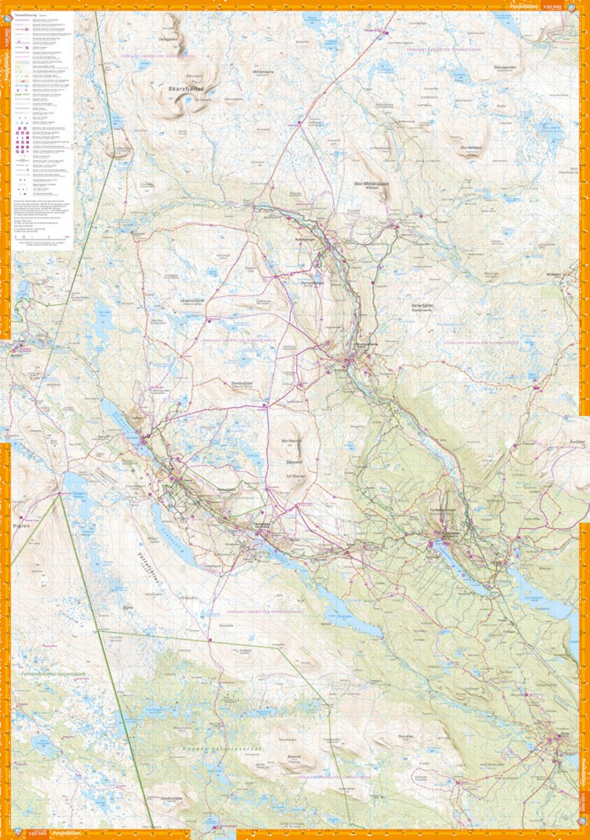 CALAZO, Funäsdalen Ramundberget Messlingen 1:50.000