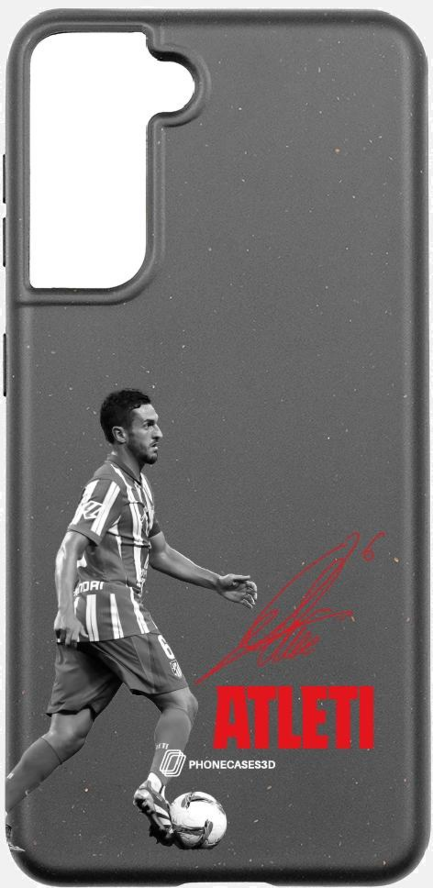 PHONECASES3D, Funda M&oacute;vil Compostable Oficial Atletico Madrid Koke Firma Roja
