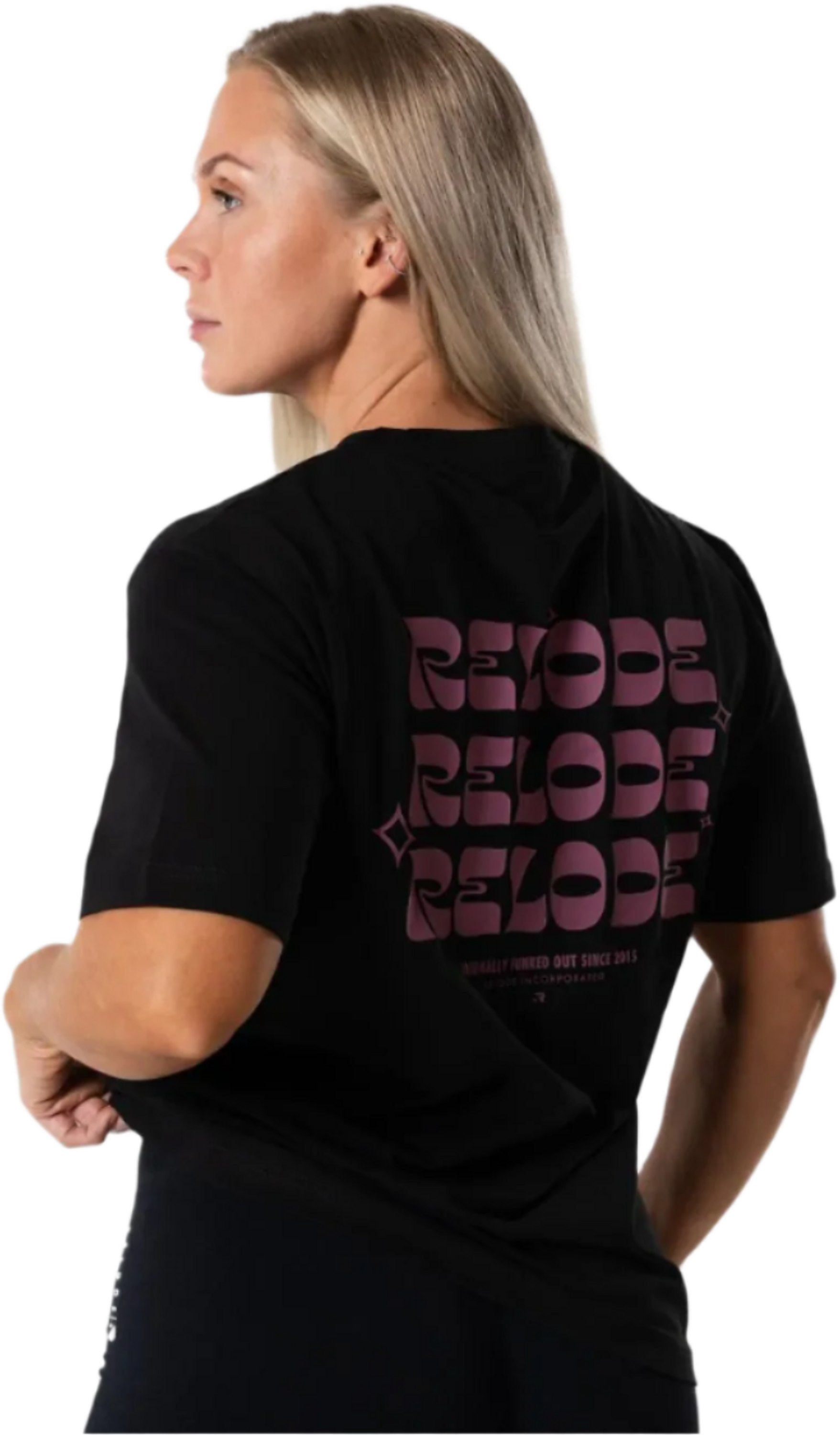 RELODE, Funky T-shirt - Svart