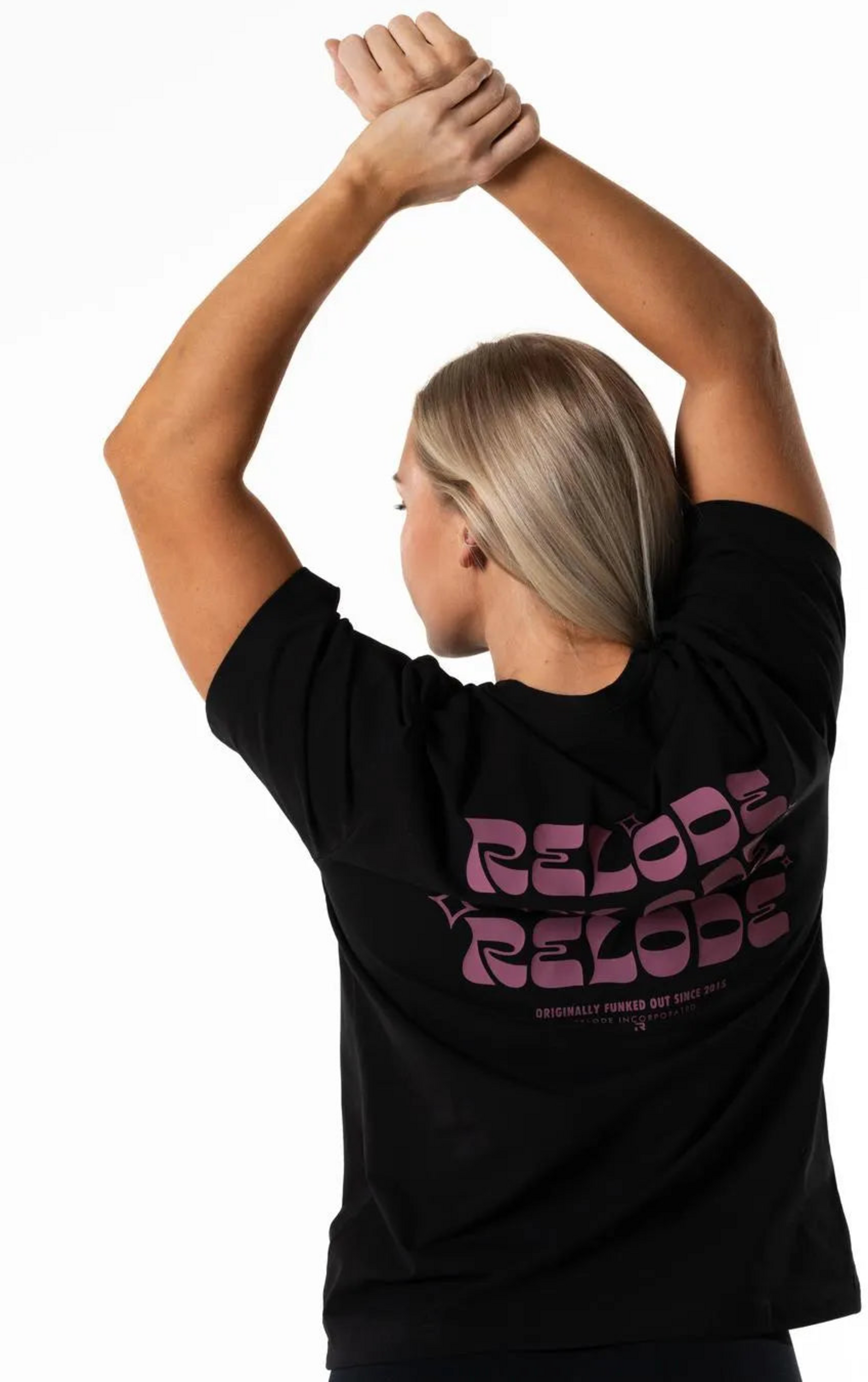 RELODE, Funky T-shirt - Svart