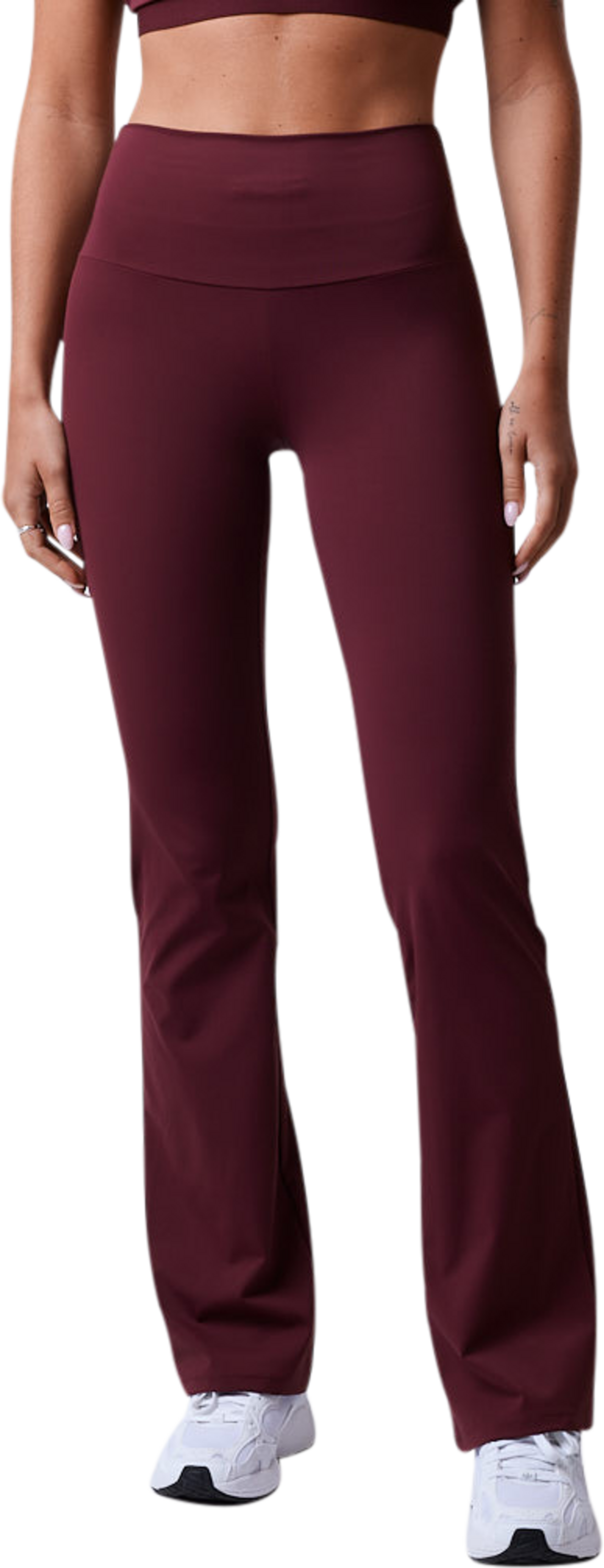 CLN ATHLETICS, Fuse Flared Tights Dark Red