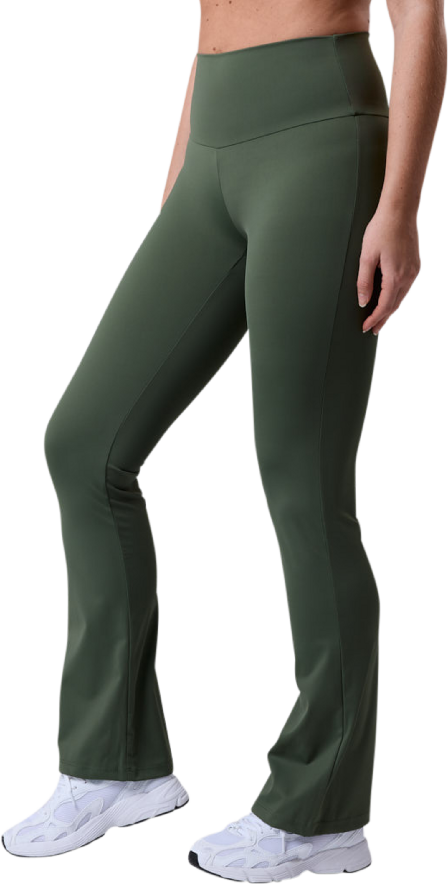 CLN ATHLETICS, Fuse Flared Tights Moss Green