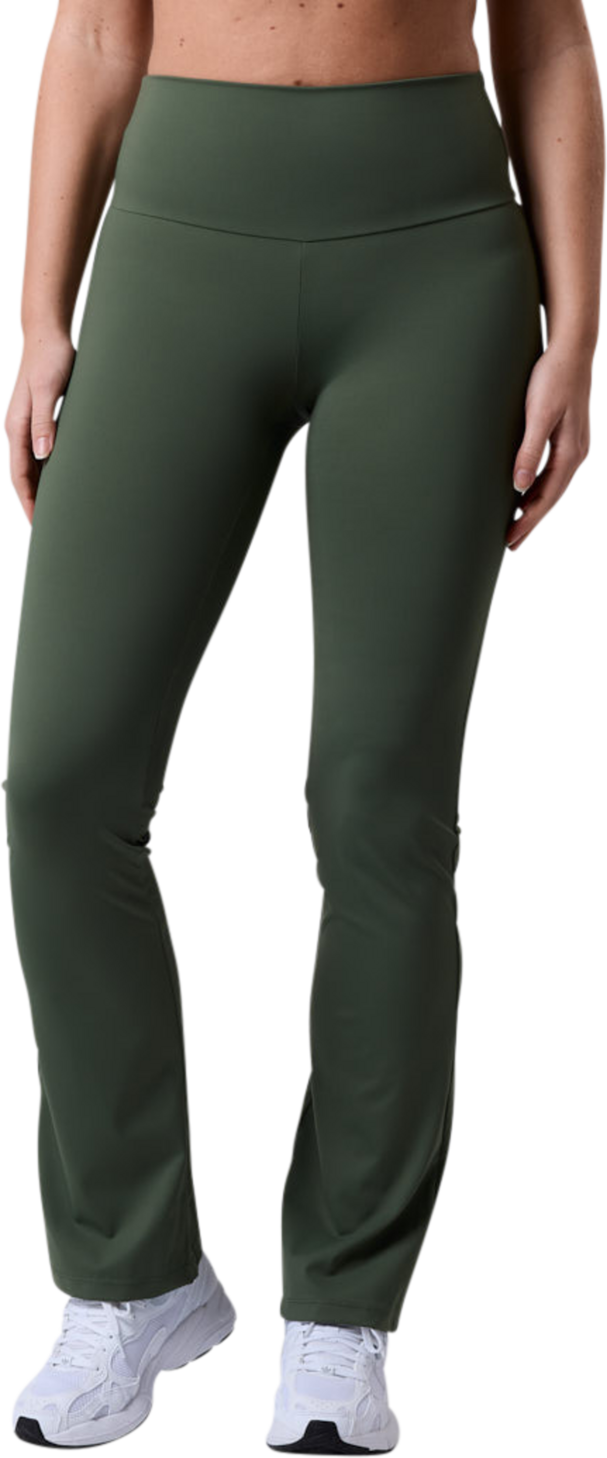 CLN ATHLETICS, Fuse Flared Tights Moss Green