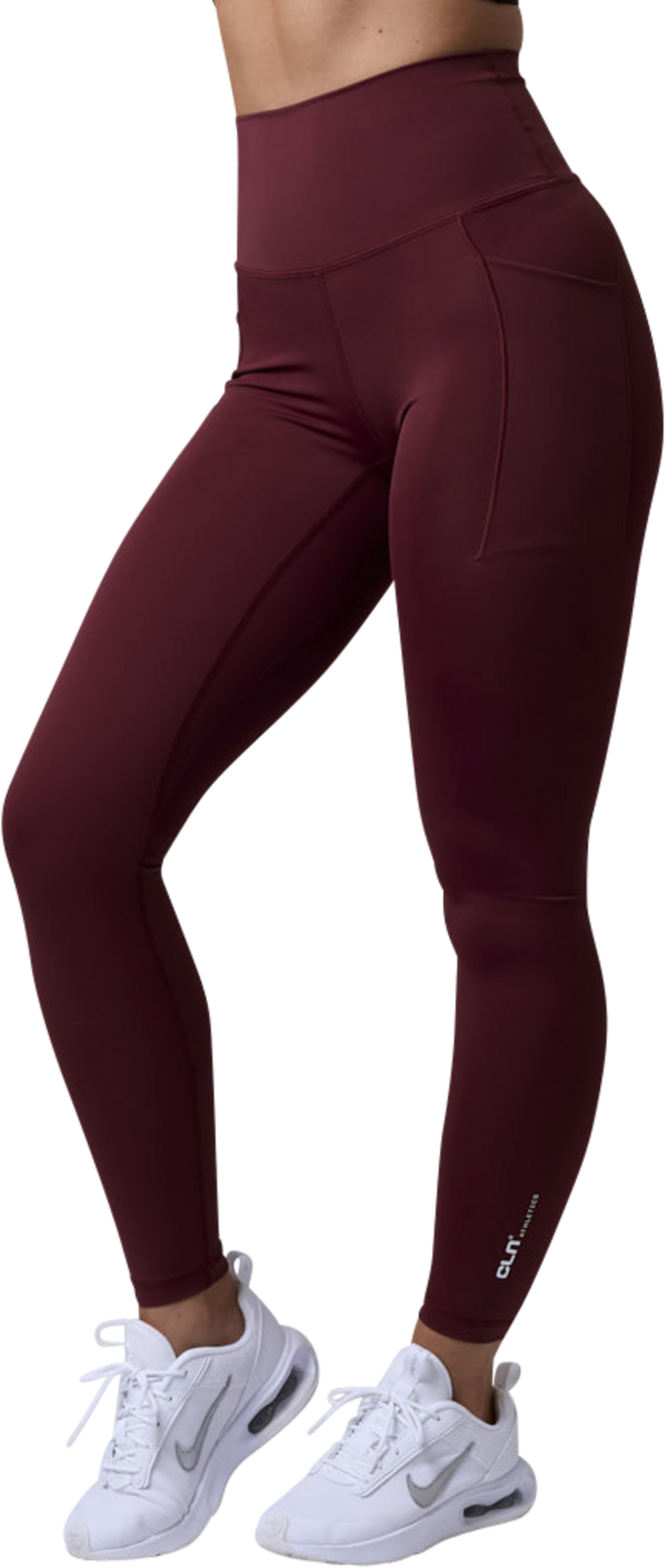 CLN ATHLETICS, Fuse Pocket Tights Dark Red