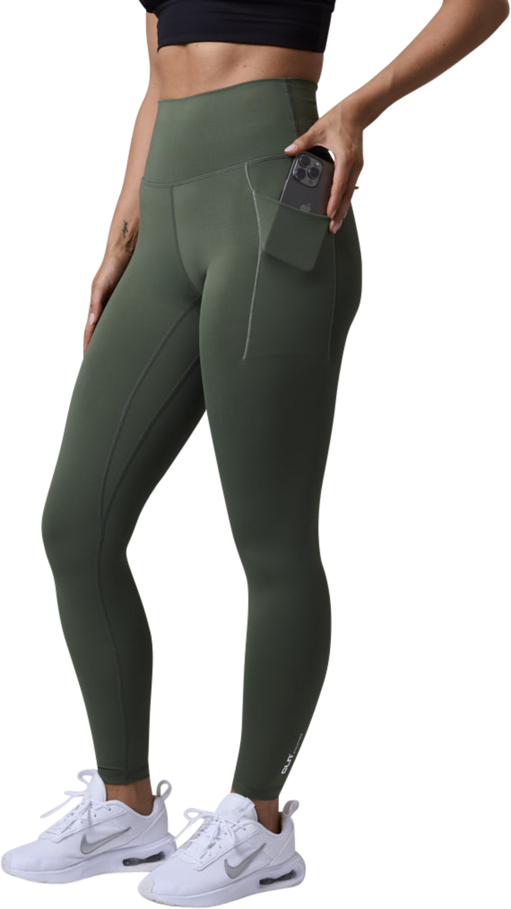 CLN ATHLETICS, Fuse Pocket Tights Moss Green