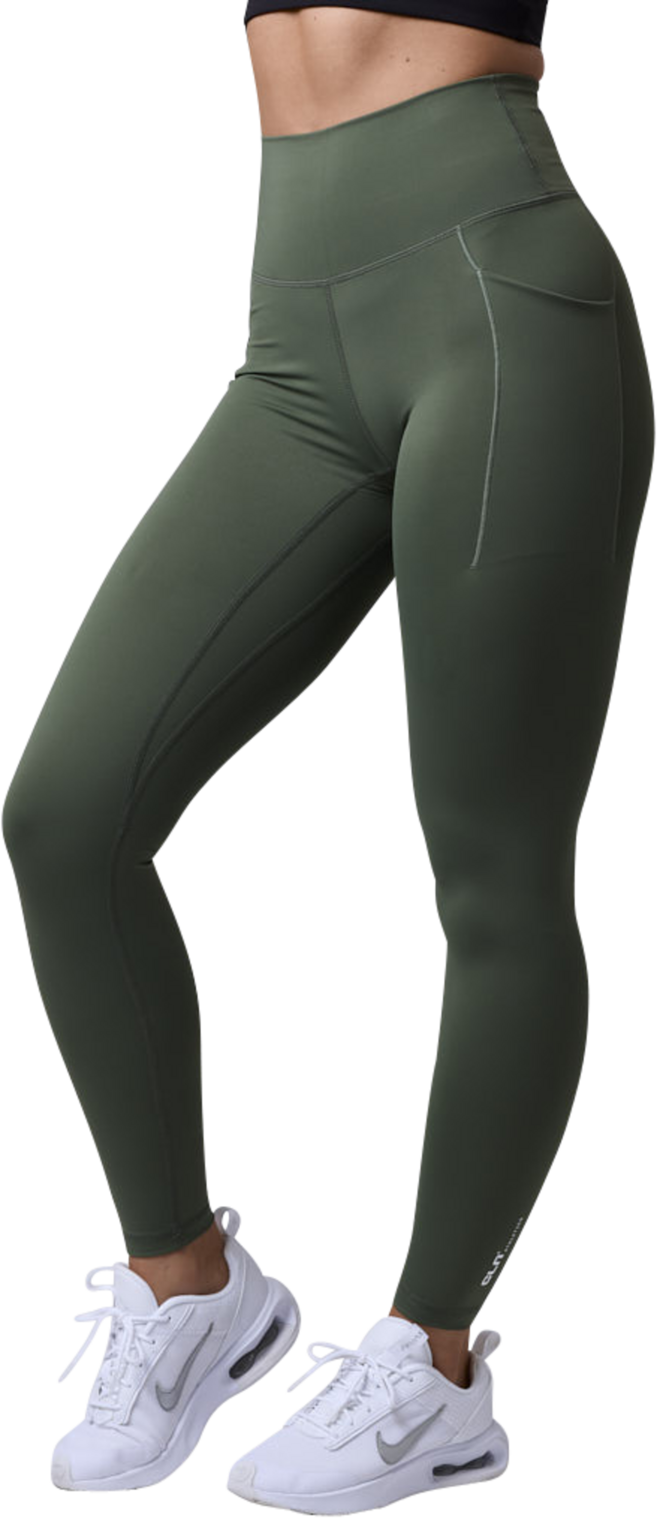 CLN ATHLETICS, Fuse Pocket Tights Moss Green
