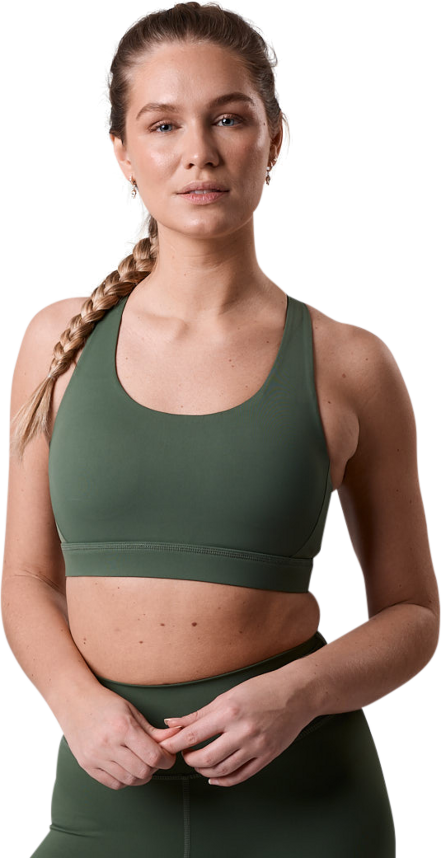 CLN ATHLETICS, Fuse Sport Bra Moss Green