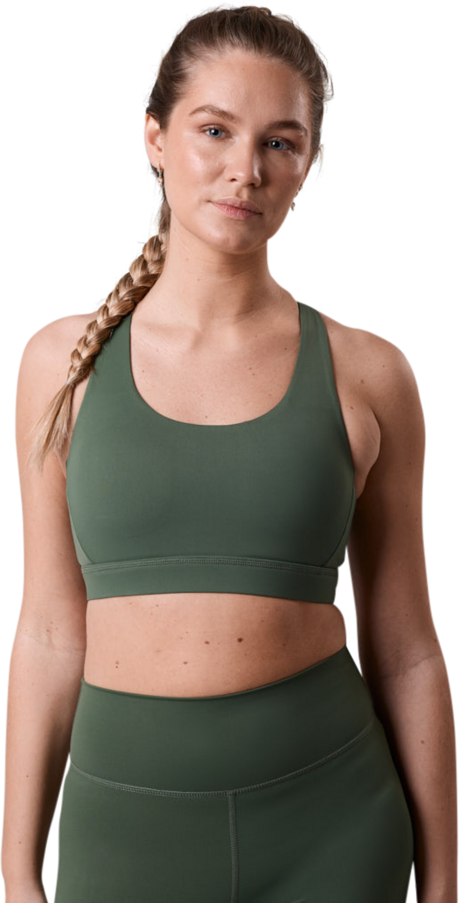 CLN ATHLETICS, Fuse Sport Bra Moss Green