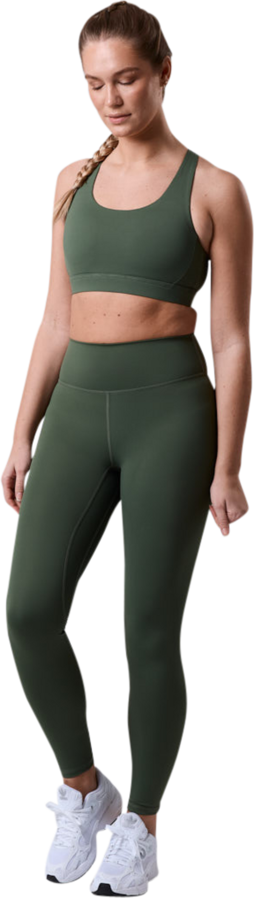 CLN ATHLETICS, Fuse V-shape Tights Moss Green