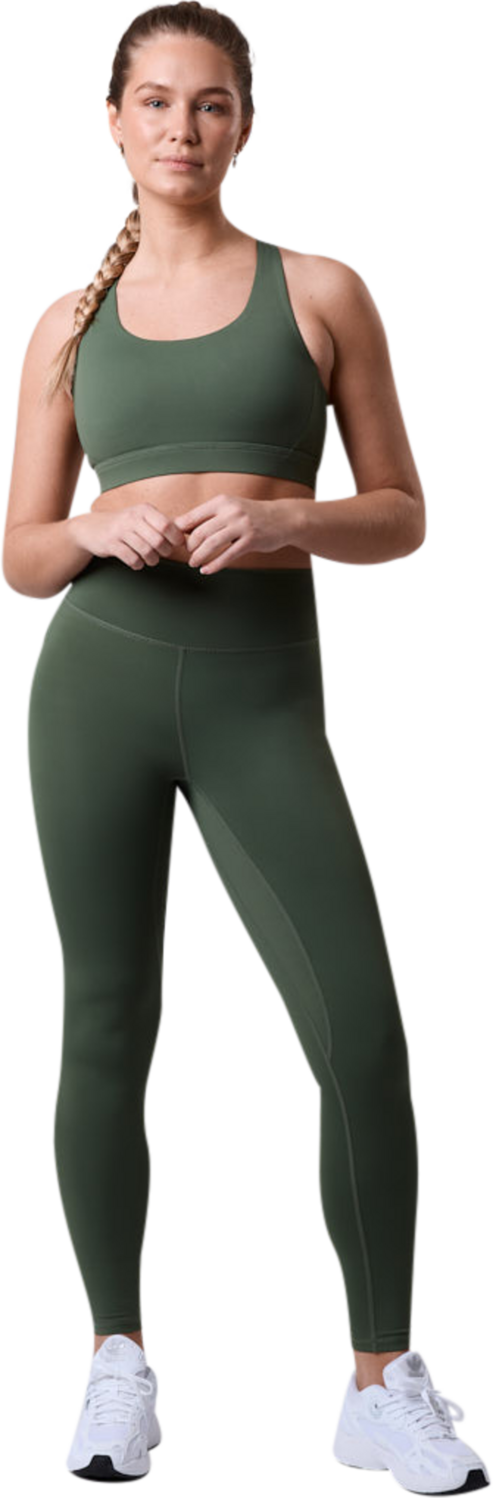 CLN ATHLETICS, Fuse V-shape Tights Moss Green