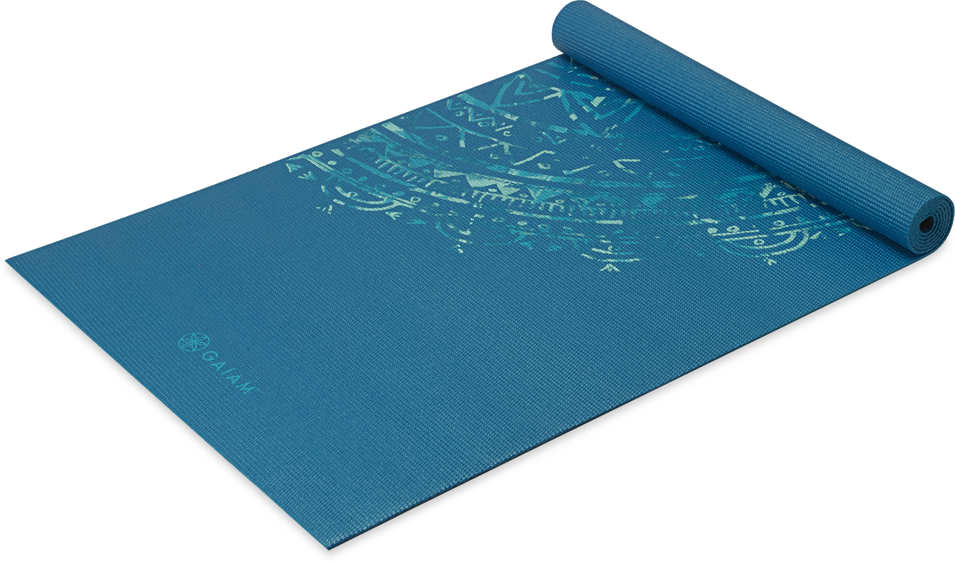 GAIAM, Gaiam Jade Mandala Yoga Mat 4mm Classic Printed