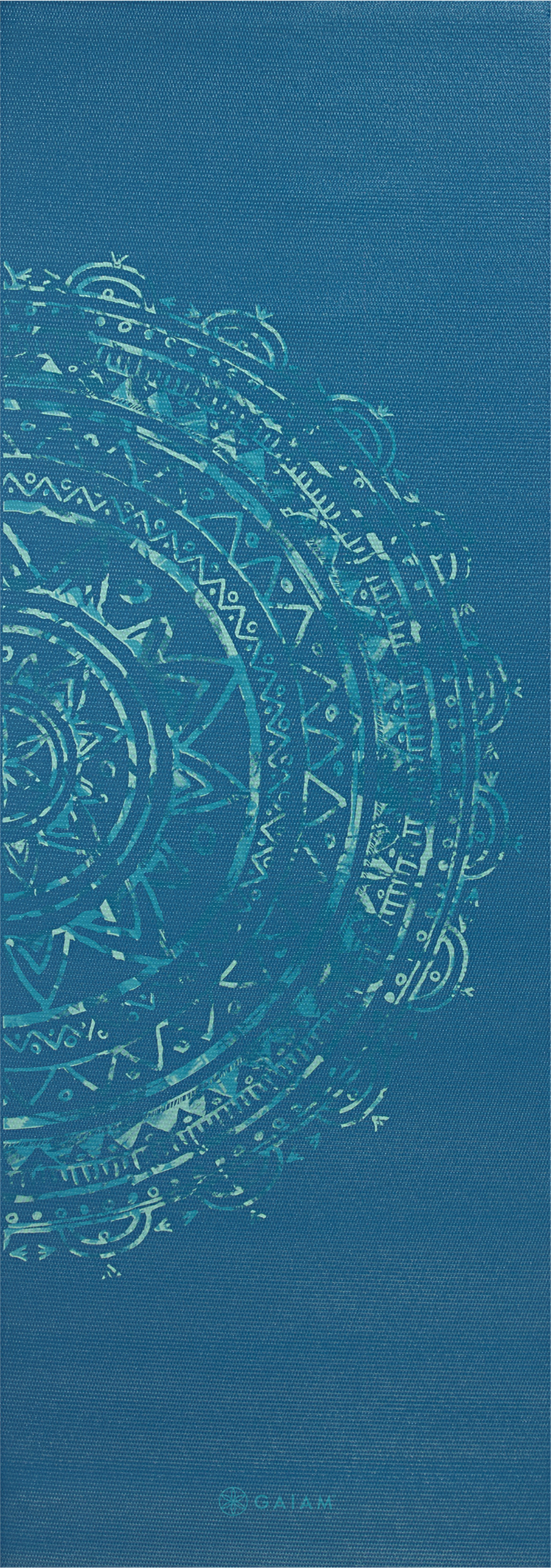 GAIAM, Gaiam Jade Mandala Yoga Mat 4mm Classic Printed