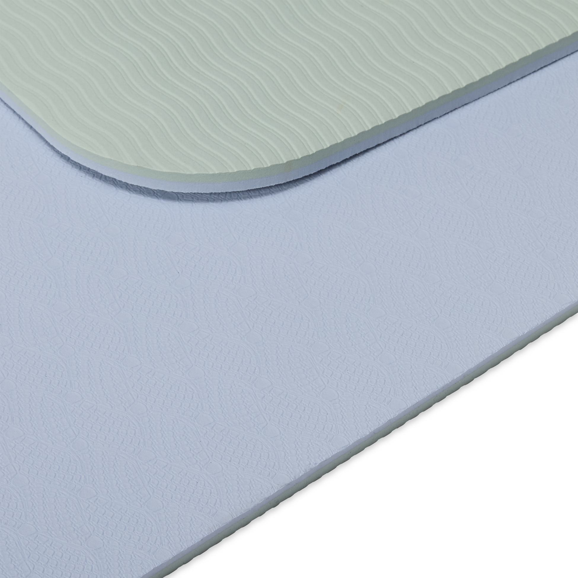 GAIAM, Gaiam Tpe - Chambray Sea Salt Yoga Mat 6mm Performance