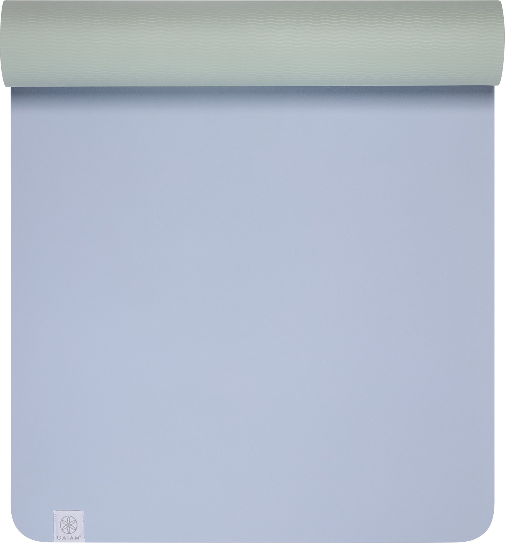 GAIAM, Gaiam Tpe - Chambray Sea Salt Yoga Mat 6mm Performance