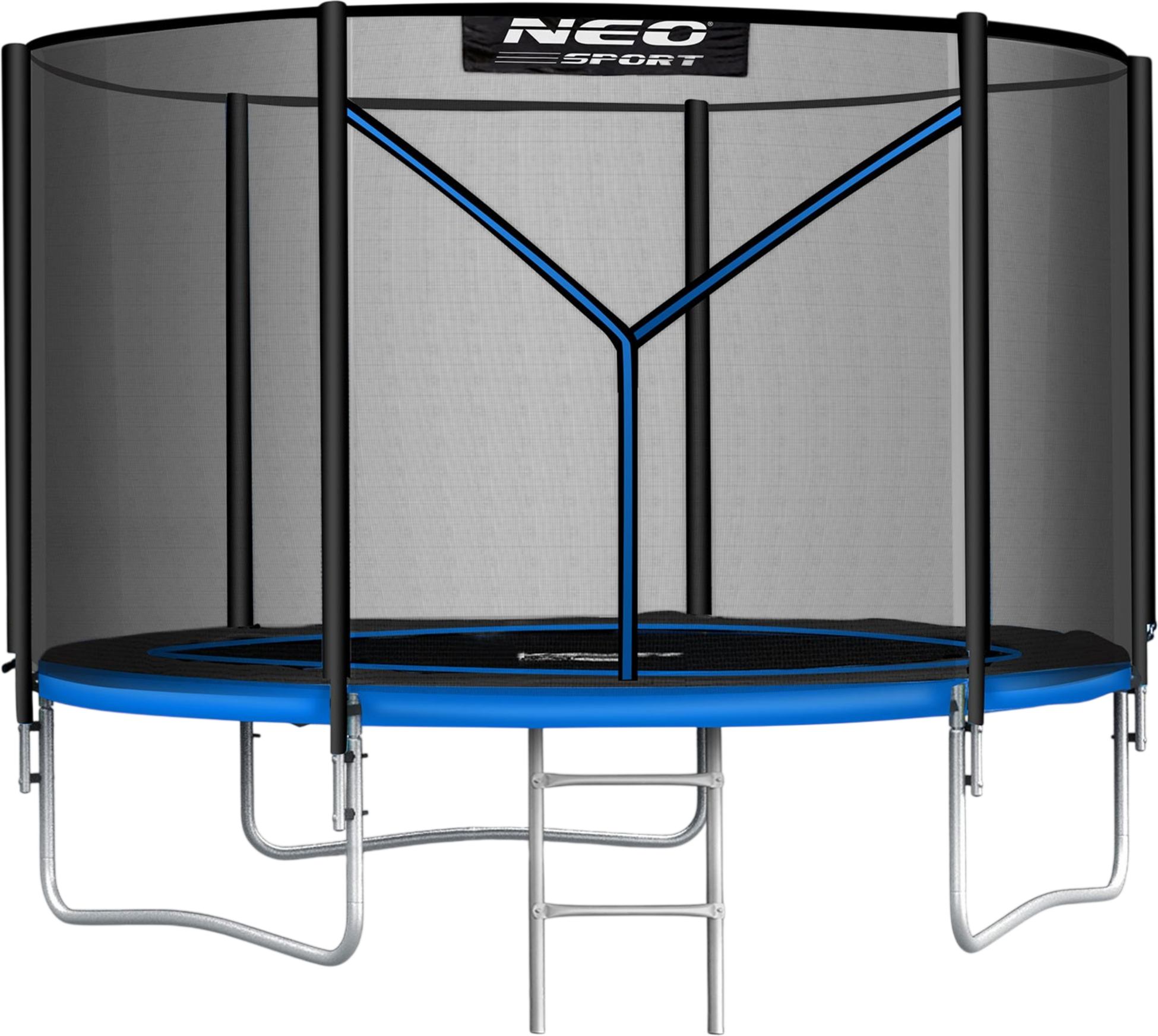 B2X, Garden Trampoline 10ft/312cm With Outdoor Net And Ladder Neo-sport