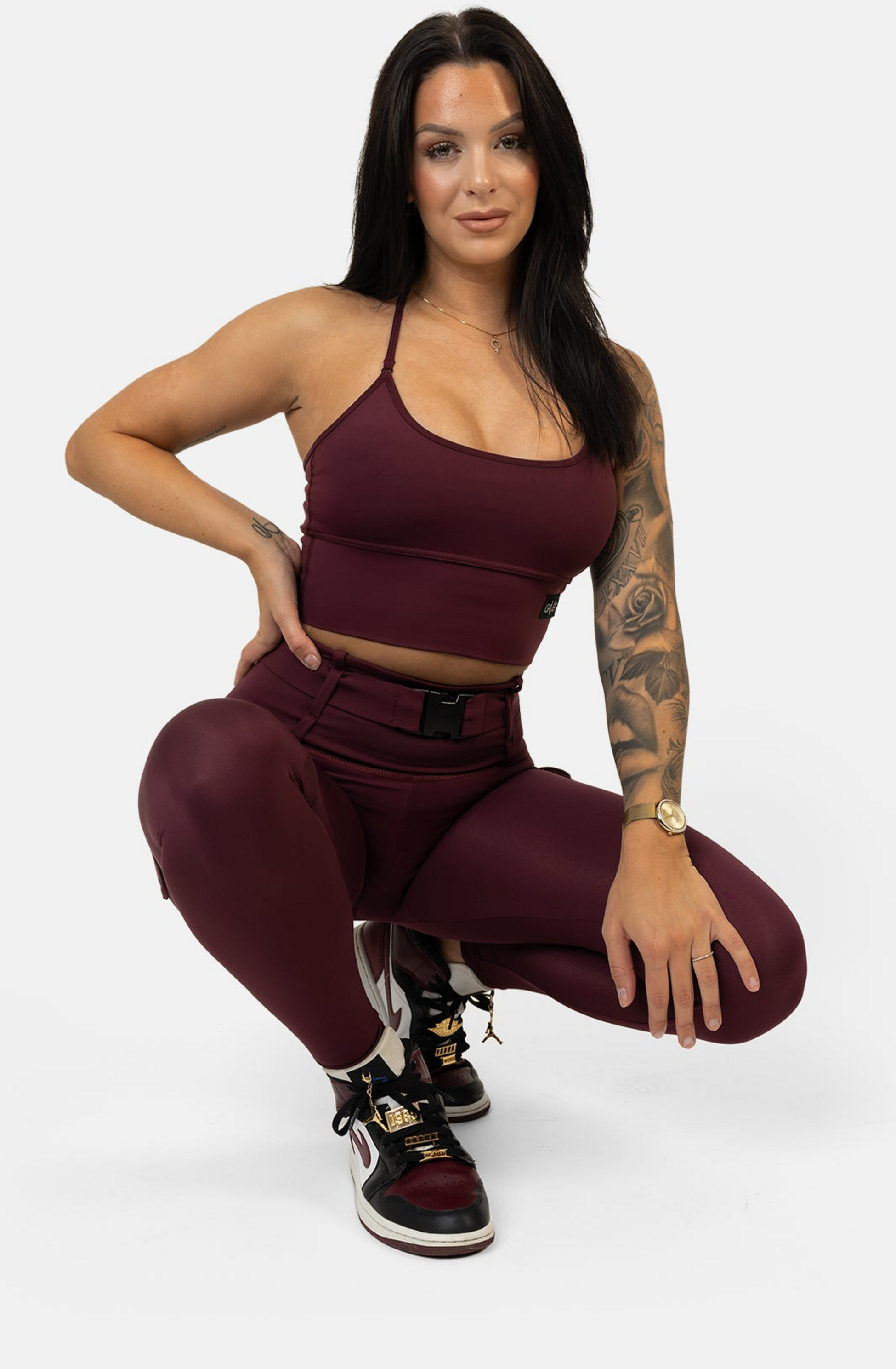 GAVELO, Gavelo Cargo Leggings Burgundy