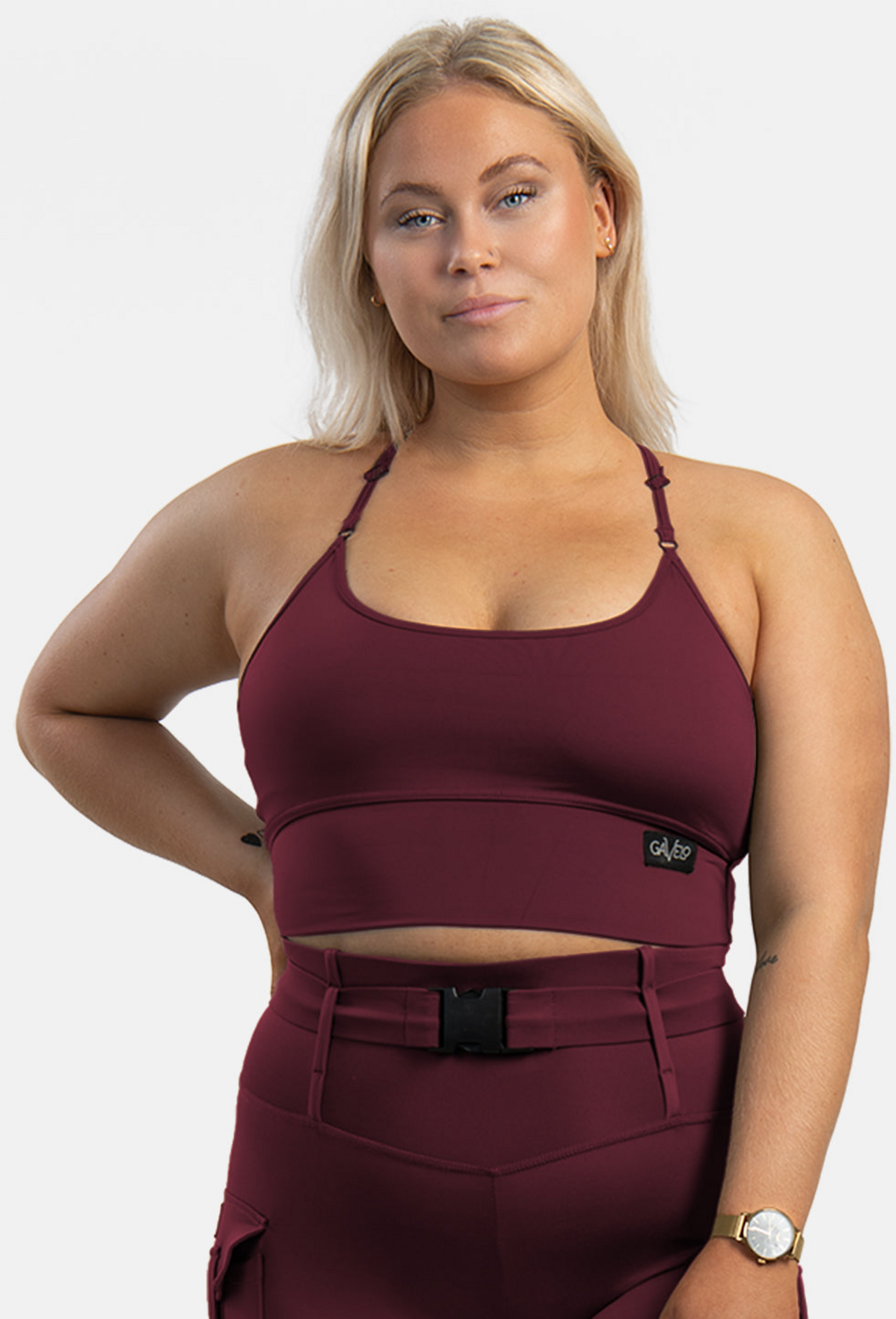 GAVELO, Gavelo Cargo Top Burgundy