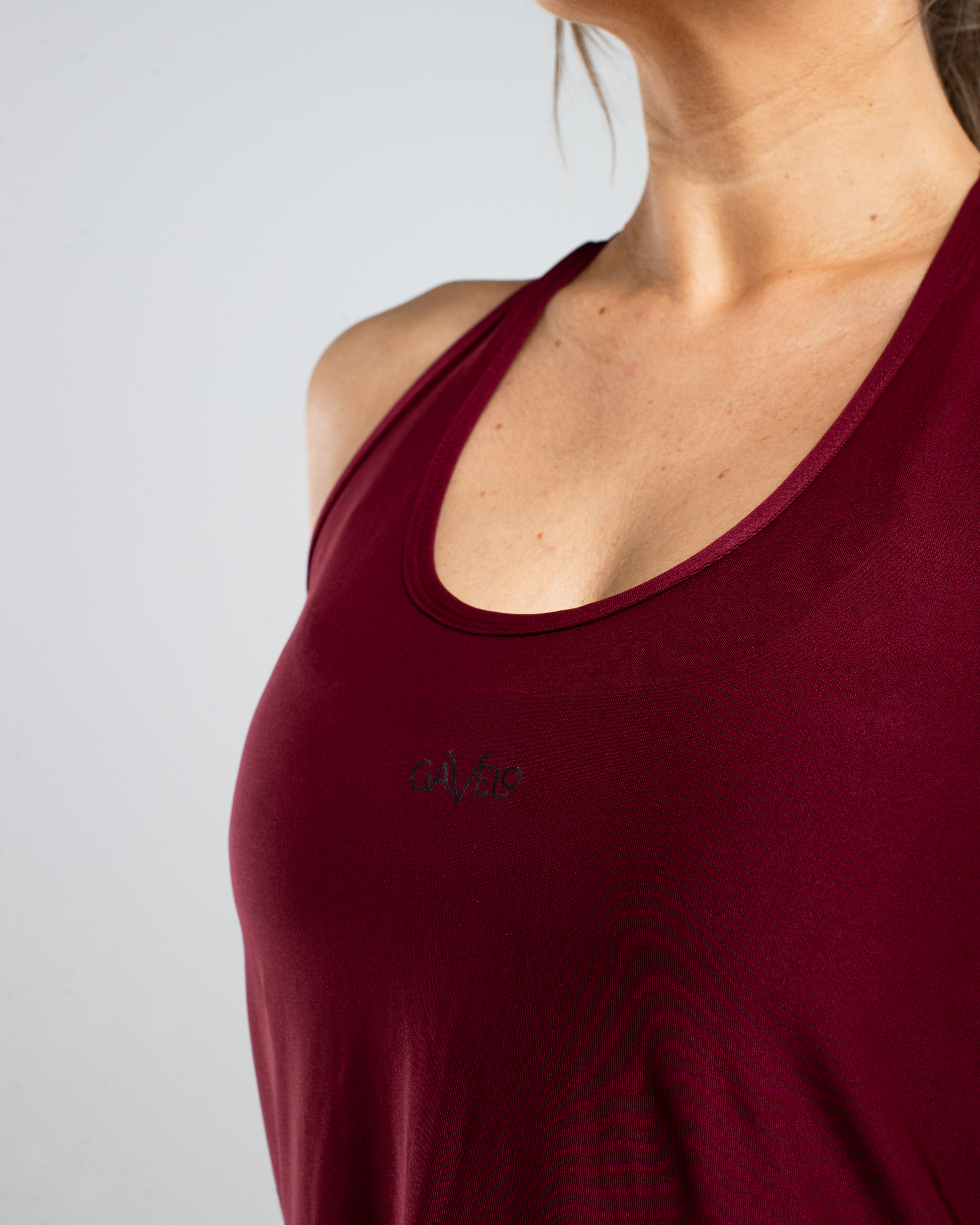 GAVELO, Gavelo Pace Tank Top Burgundy