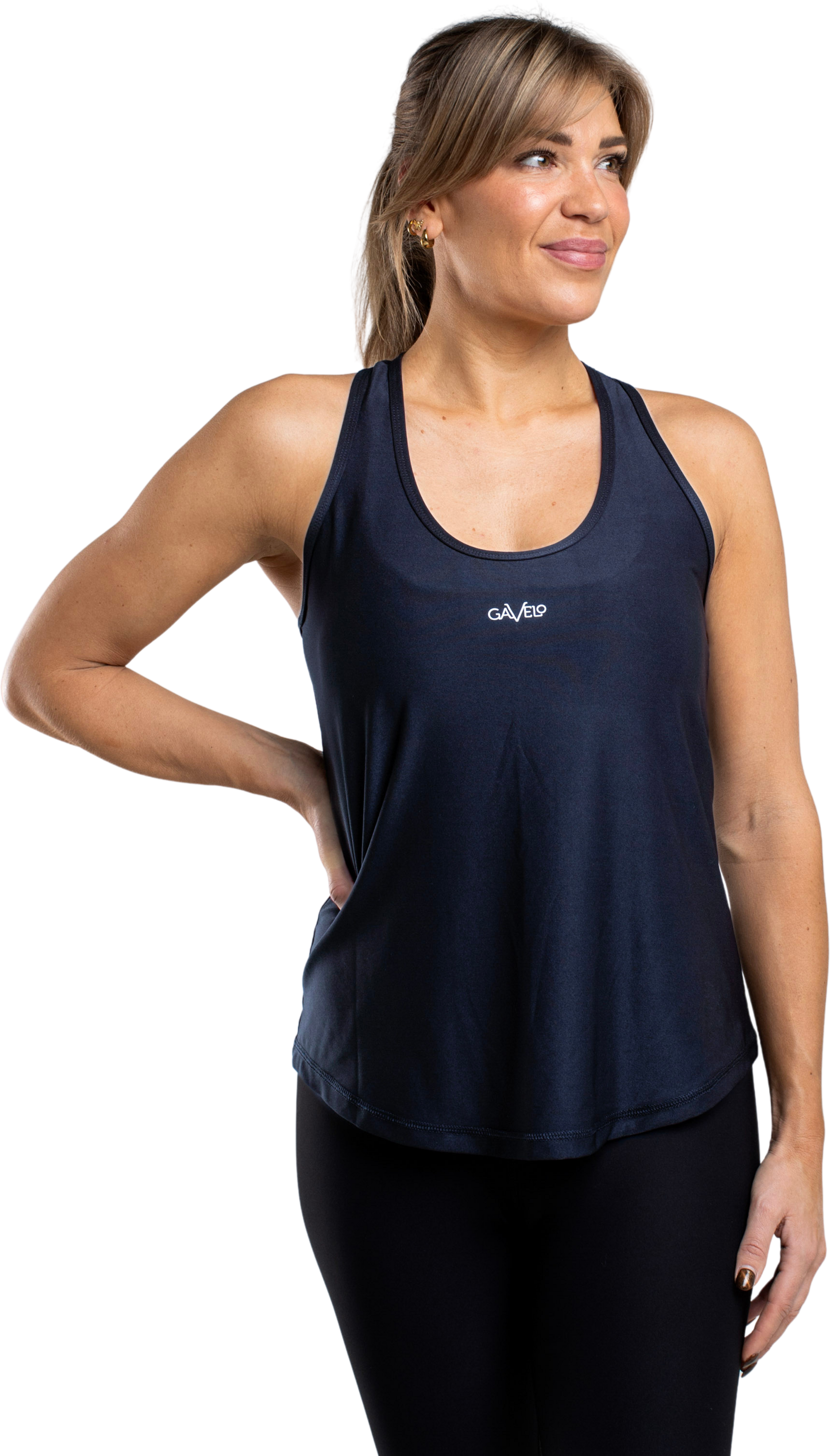 GAVELO, Gavelo Pace Tank Top Dark Navy
