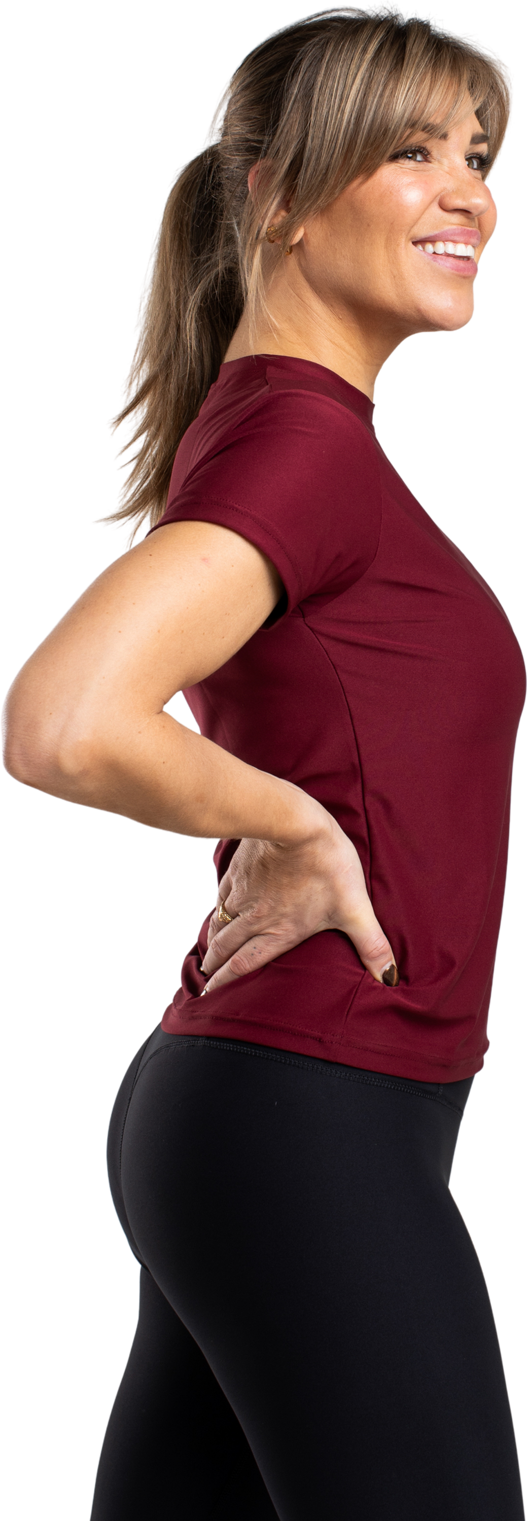 GAVELO, Gavelo Pace Tee Burgundy