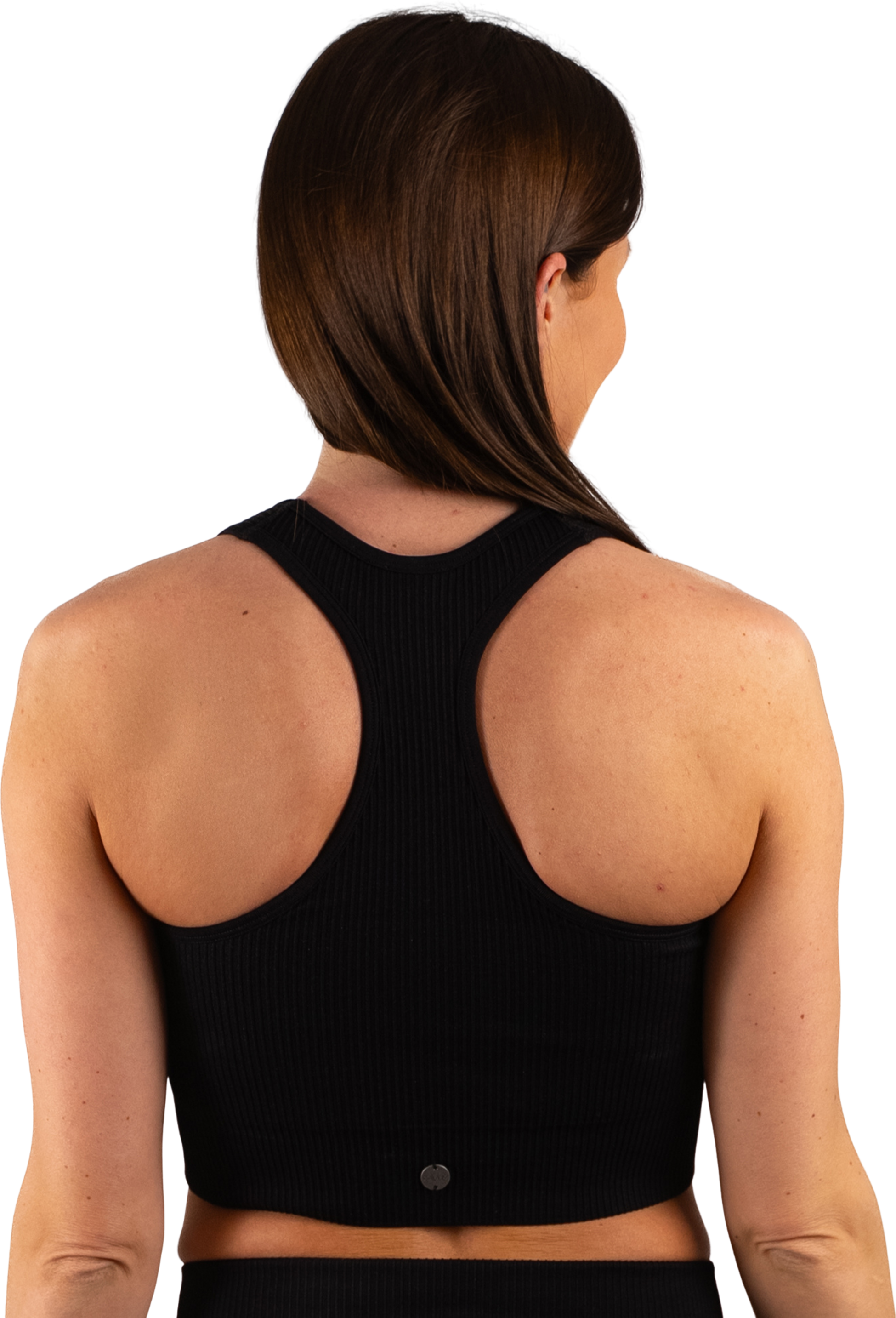 GAVELO, Gavelo Ribbed Seamless Sport Bra Black