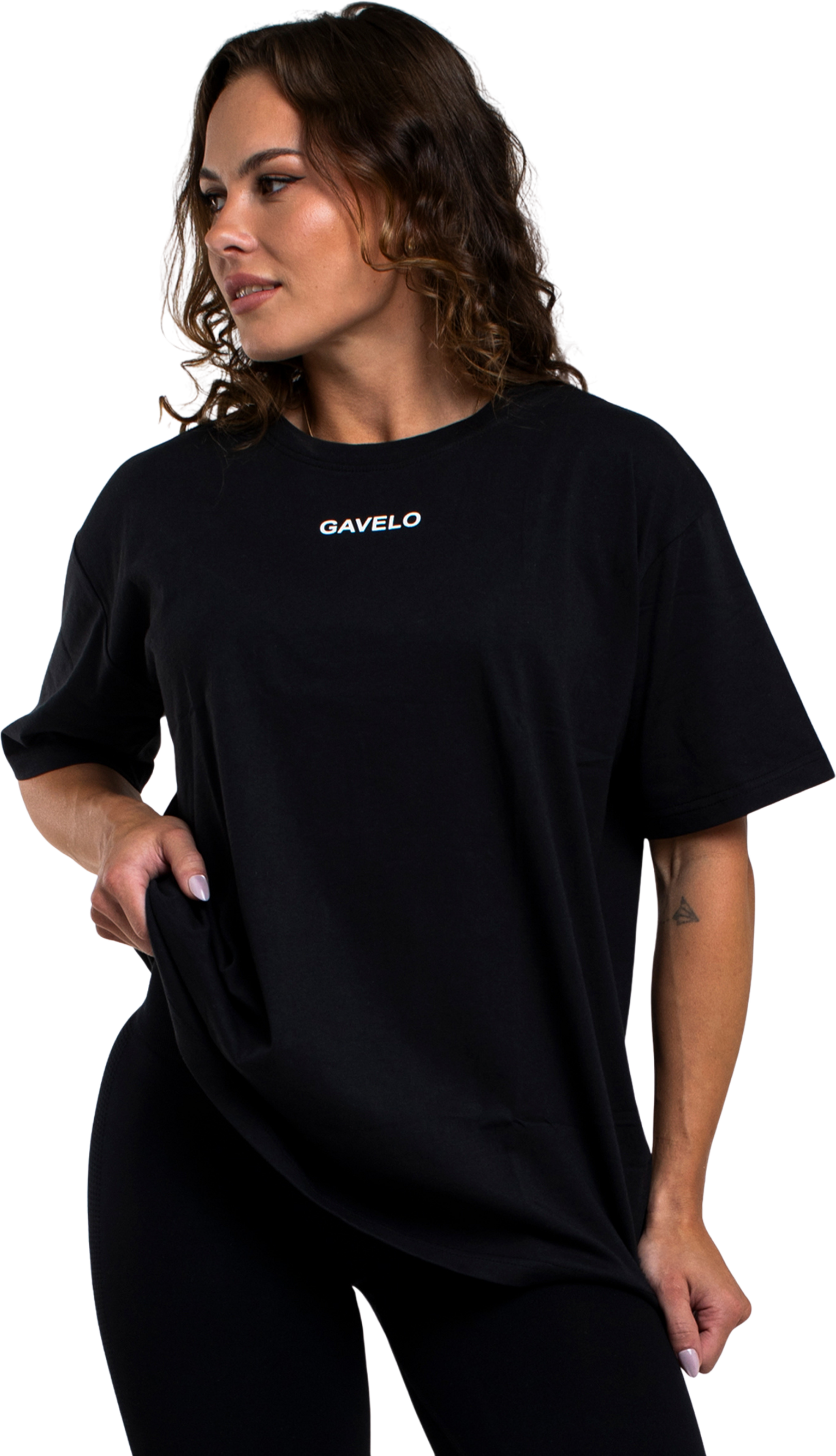 GAVELO, Gavelo Statement Oversize Tee Black