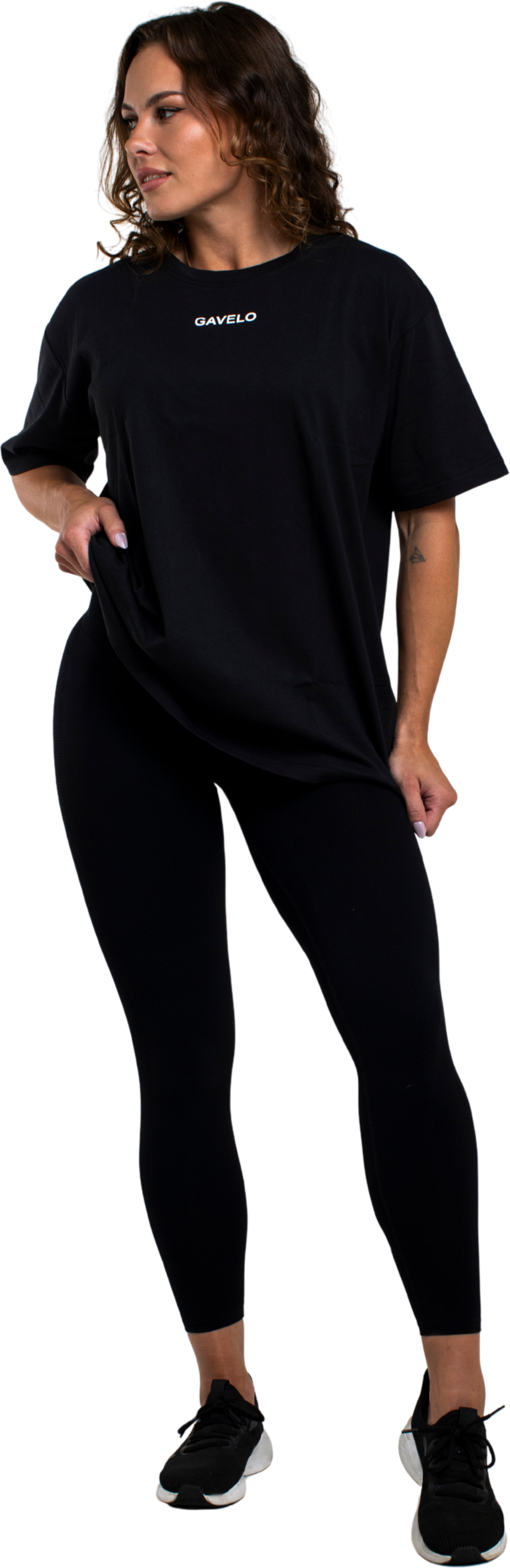 GAVELO, Gavelo Statement Oversize Tee Black