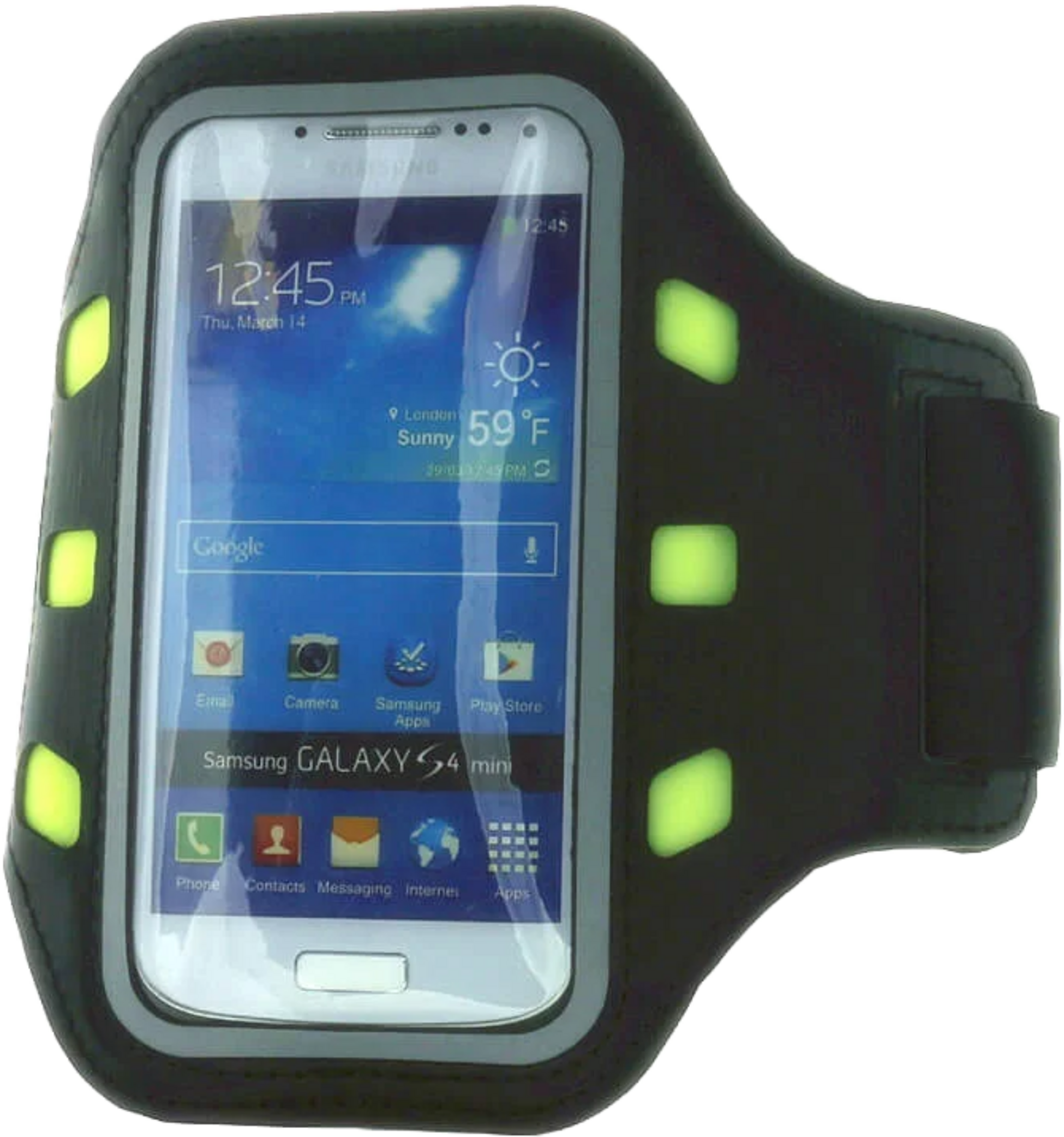 GEAR AID, Gear Sportarmband Led Universal S/m Ex. Iphone5 Svart