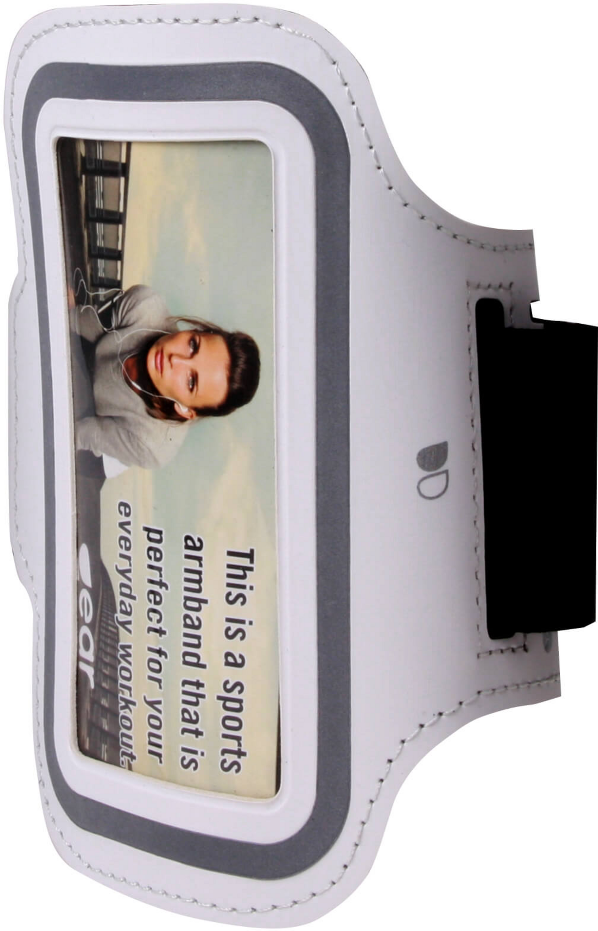 GEAR AID, Gear Sportarmband Premium Universal Small 5" Grå/gul