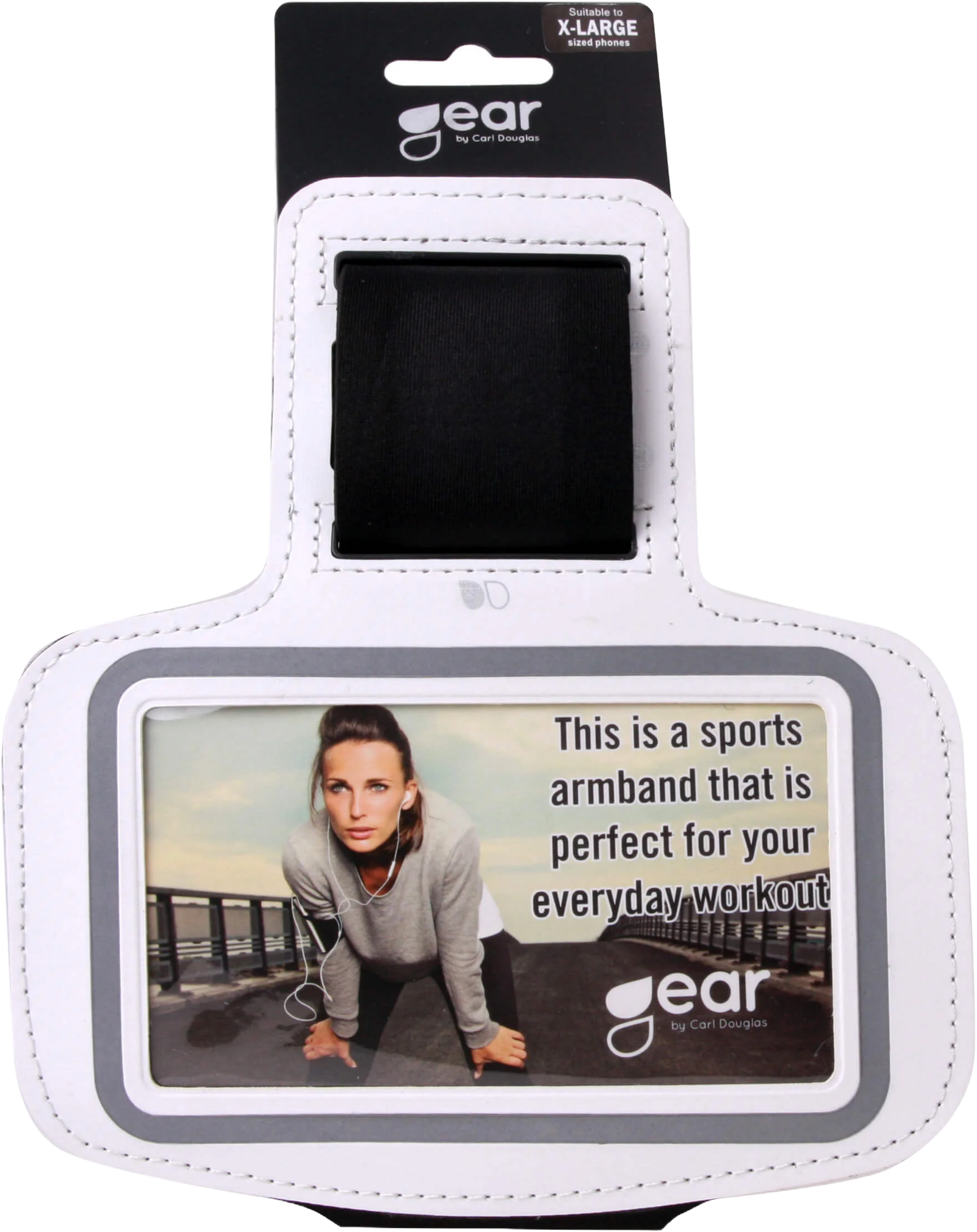 GEAR AID, Gear Sportarmband Universal 4,7" Ex. Iphone 6/7/8/se  Vit