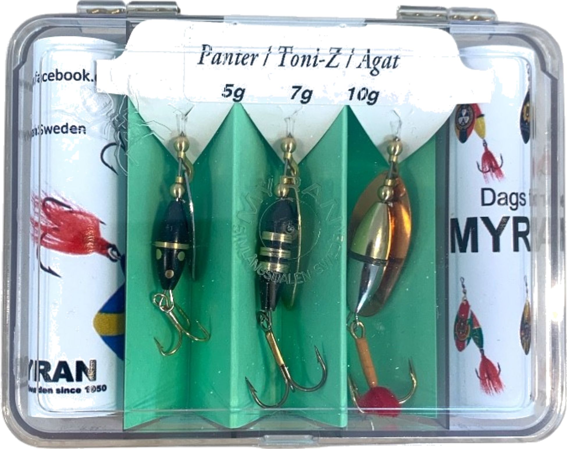 MYRAN, Giftbox Myran - Panter 5g, Toni-z 7g, Agat 10g