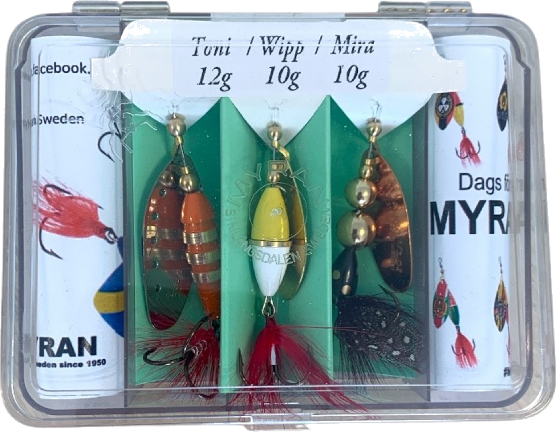 MYRAN, Giftbox Myran - Toni 12g, Wipp 10g, Mira 10g