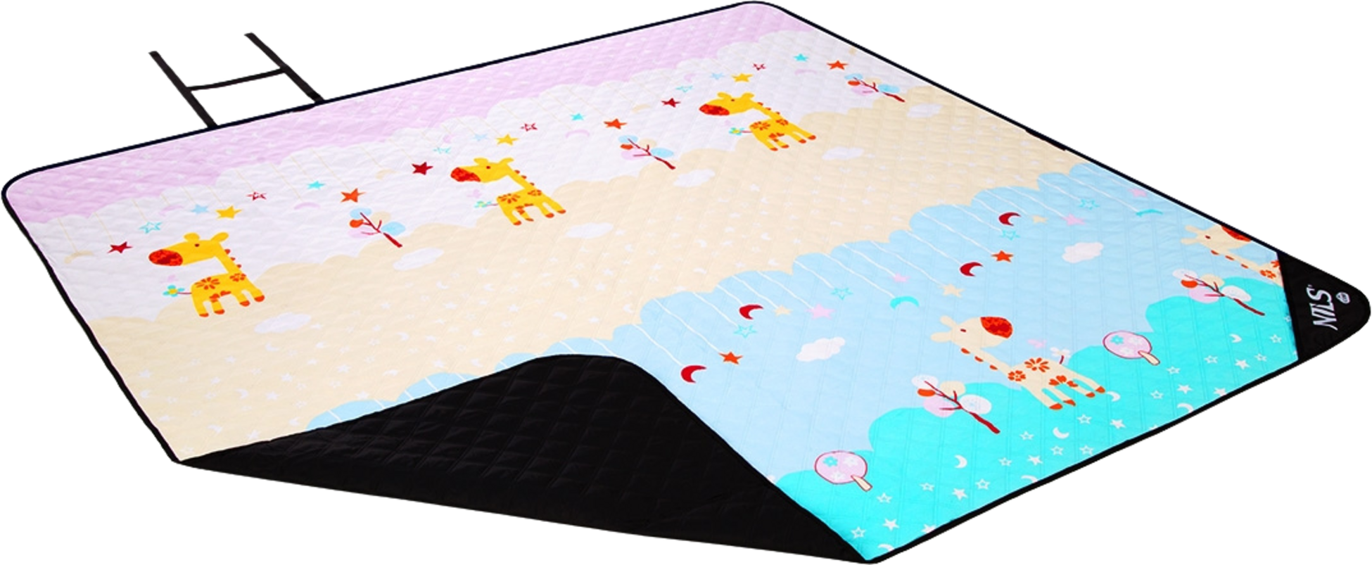 NORTHIX, Giraffe Picnic Blanket, 195x200 Cm, Waterproof
