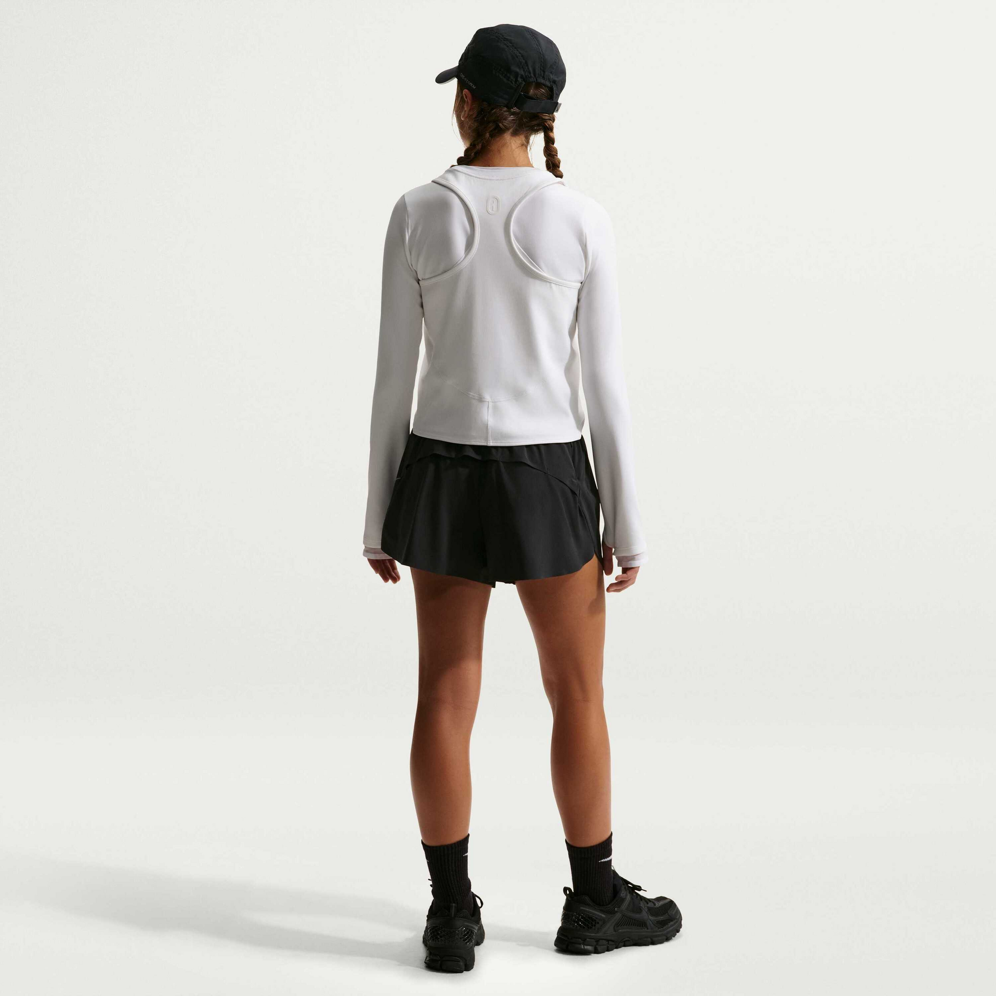 NIKE, Girls' Dri-fit 7.5cm (approx.) Mid-rise Repel Running Shorts Mavn