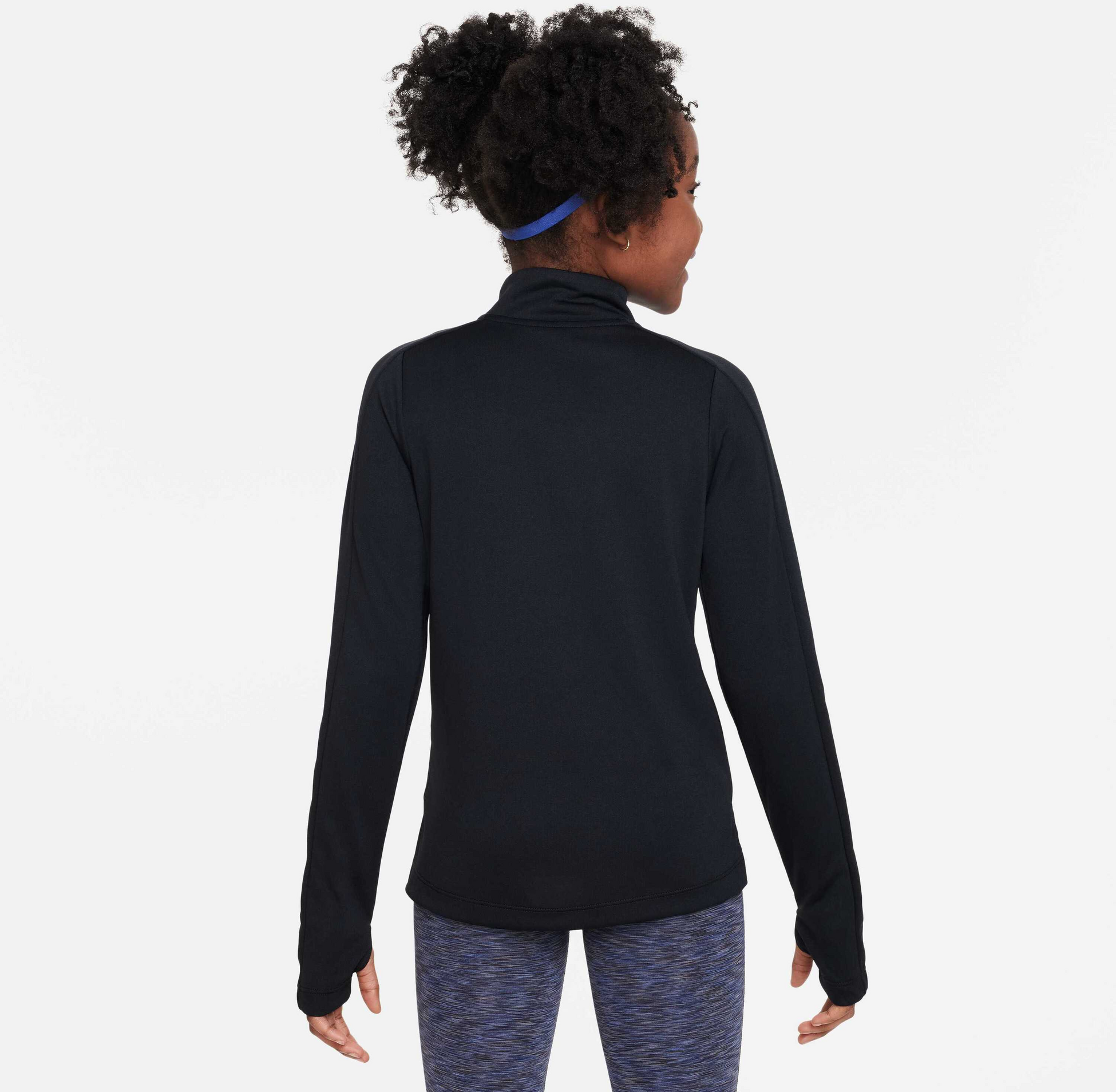 NIKE, Girls' Dri-fit Long-sleeve 1/4-zip Top Nike