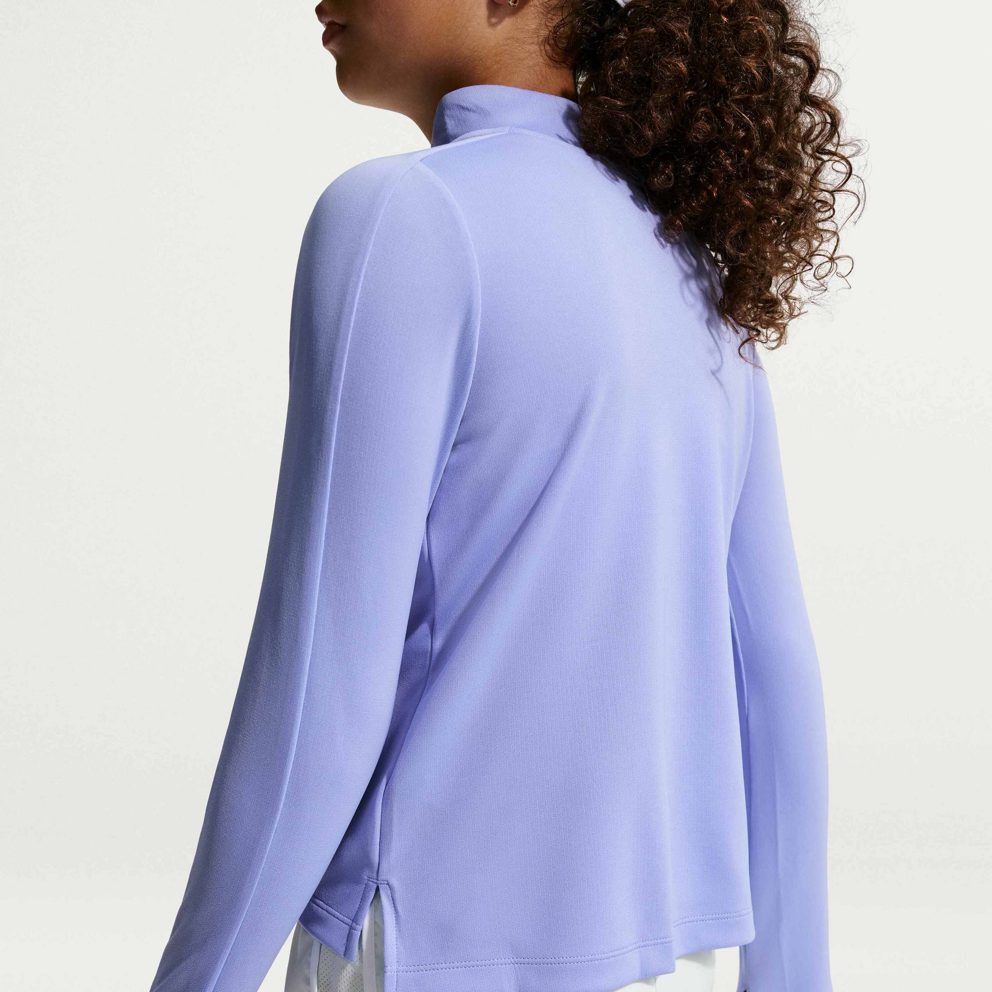 NIKE, Girls' Dri-fit Long-sleeve 1/4-zip Top Nike