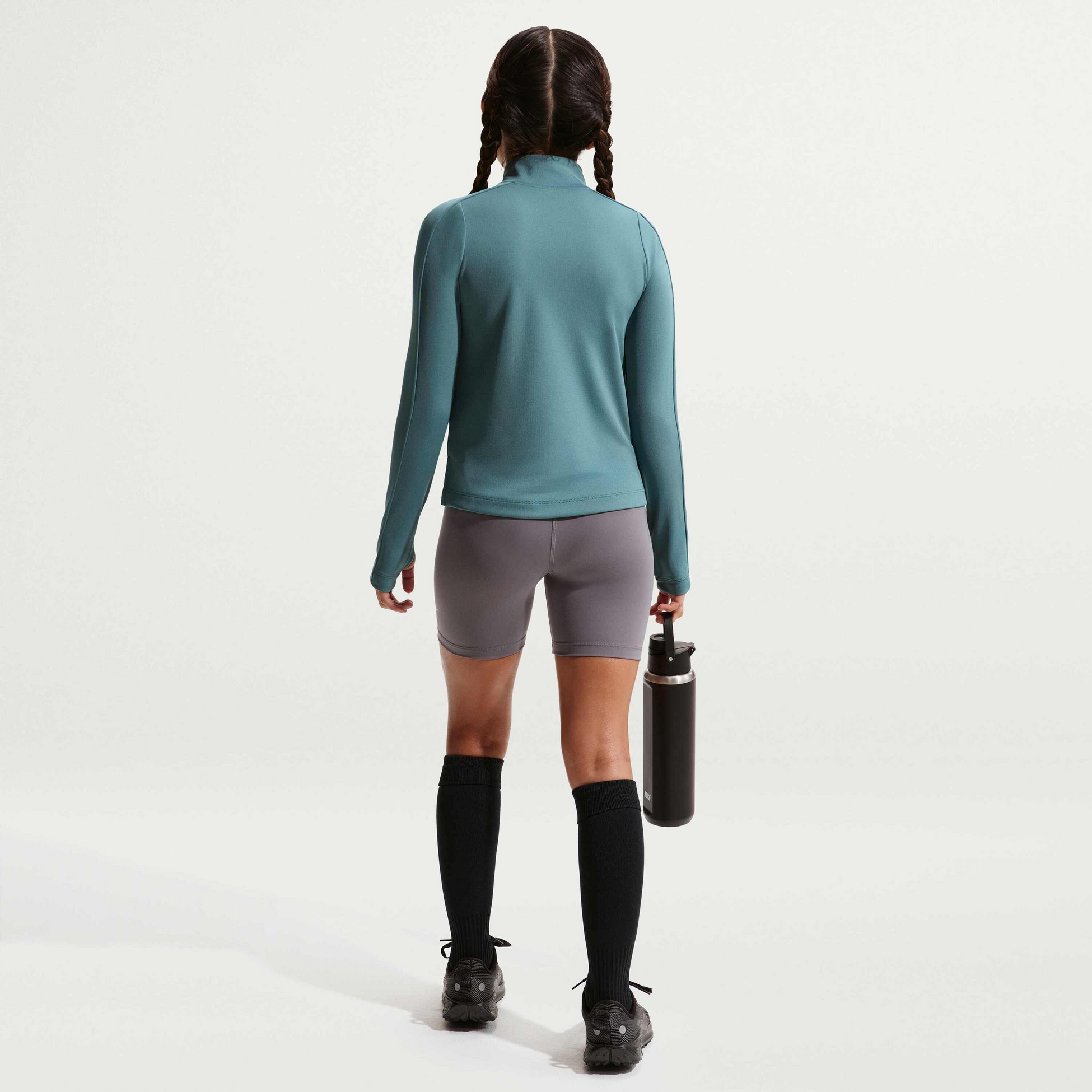 NIKE, Girls' Dri-fit Long-sleeve 1/4-zip Top Nike