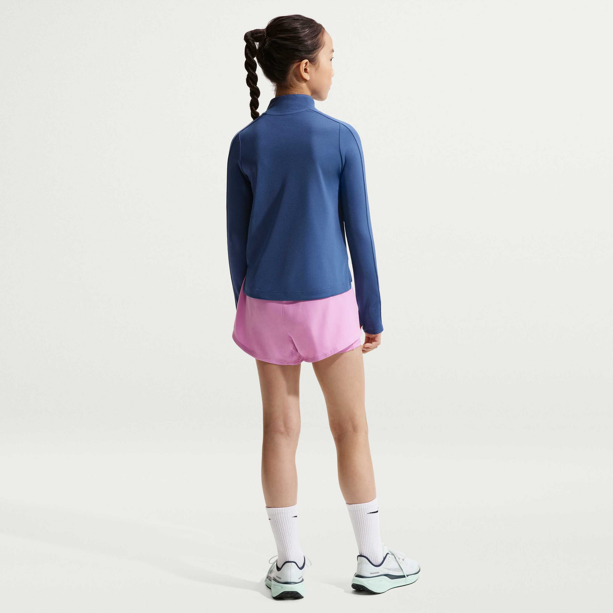 NIKE, Girls' Dri-fit Long-sleeve 1/4-zip Top Nike