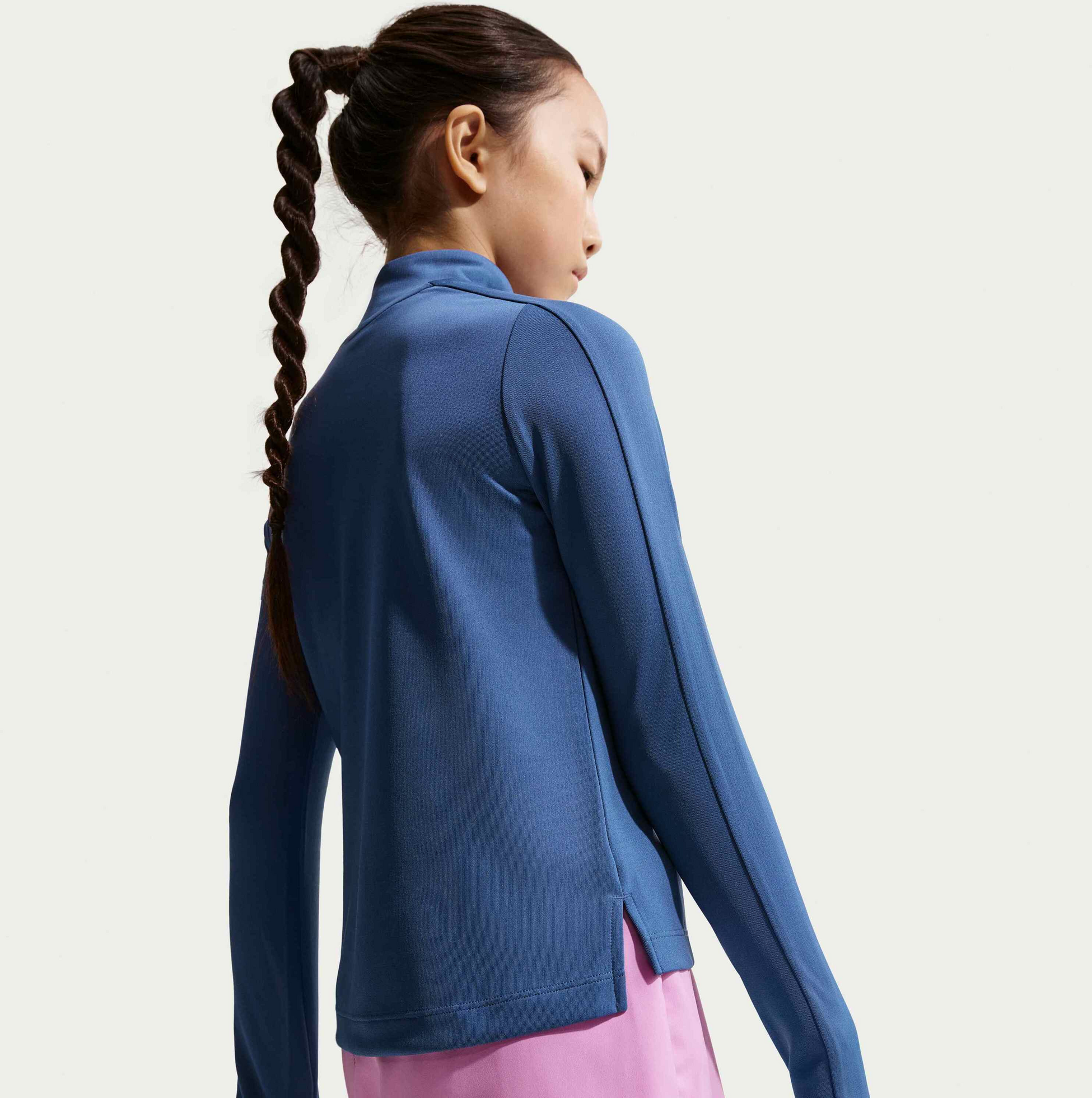 NIKE, Girls' Dri-fit Long-sleeve 1/4-zip Top Nike