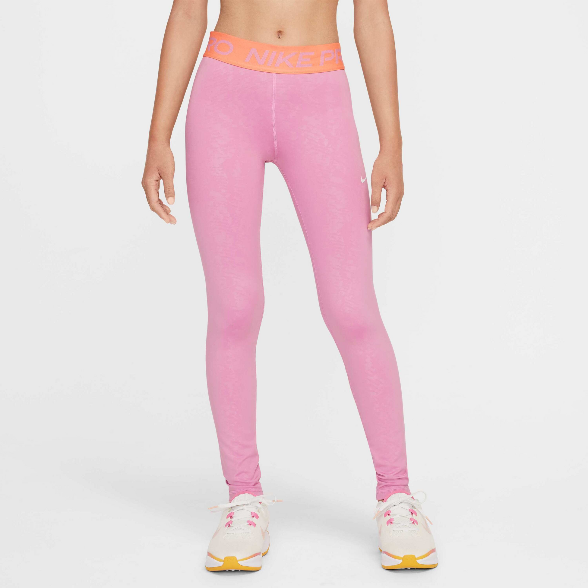 NIKE, Girls' Dri-fit Mid-rise Leggings Pro