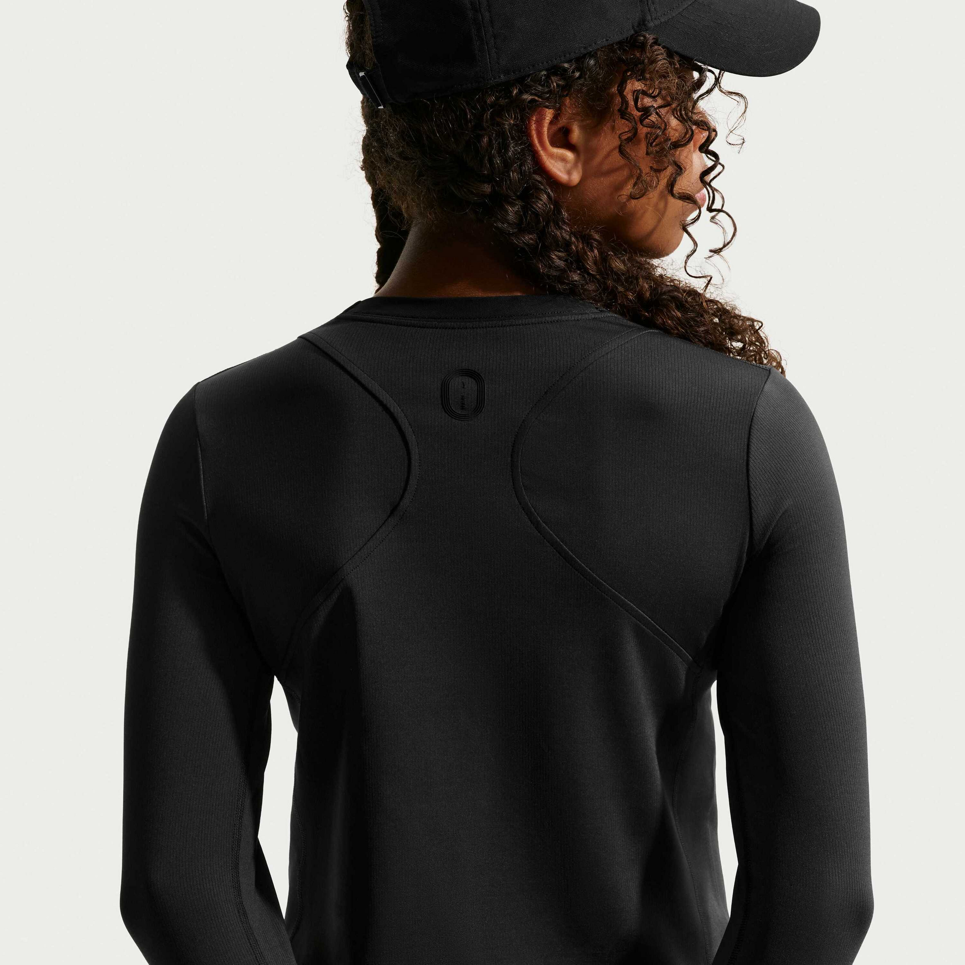 NIKE, Girls' Dri-fit Ribbed Long-sleeve Top Mavn