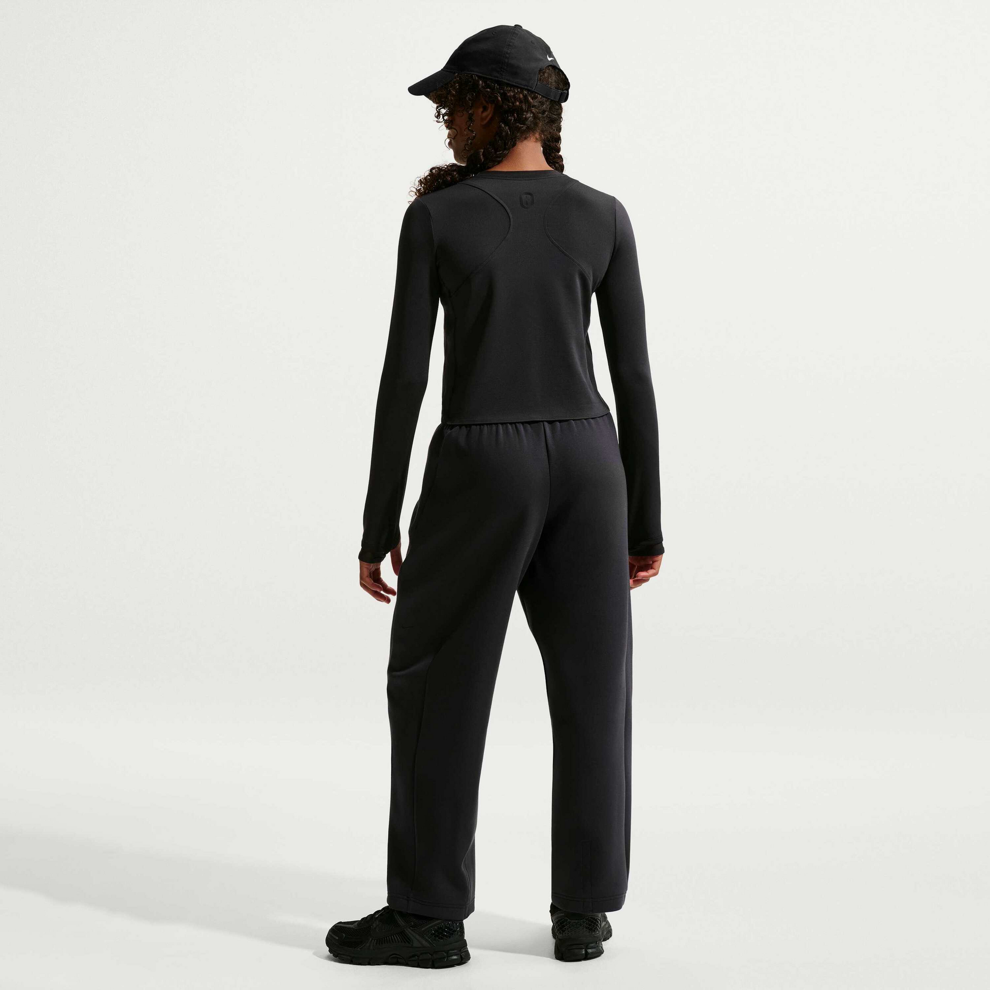 NIKE, Girls' Dri-fit Ribbed Long-sleeve Top Mavn