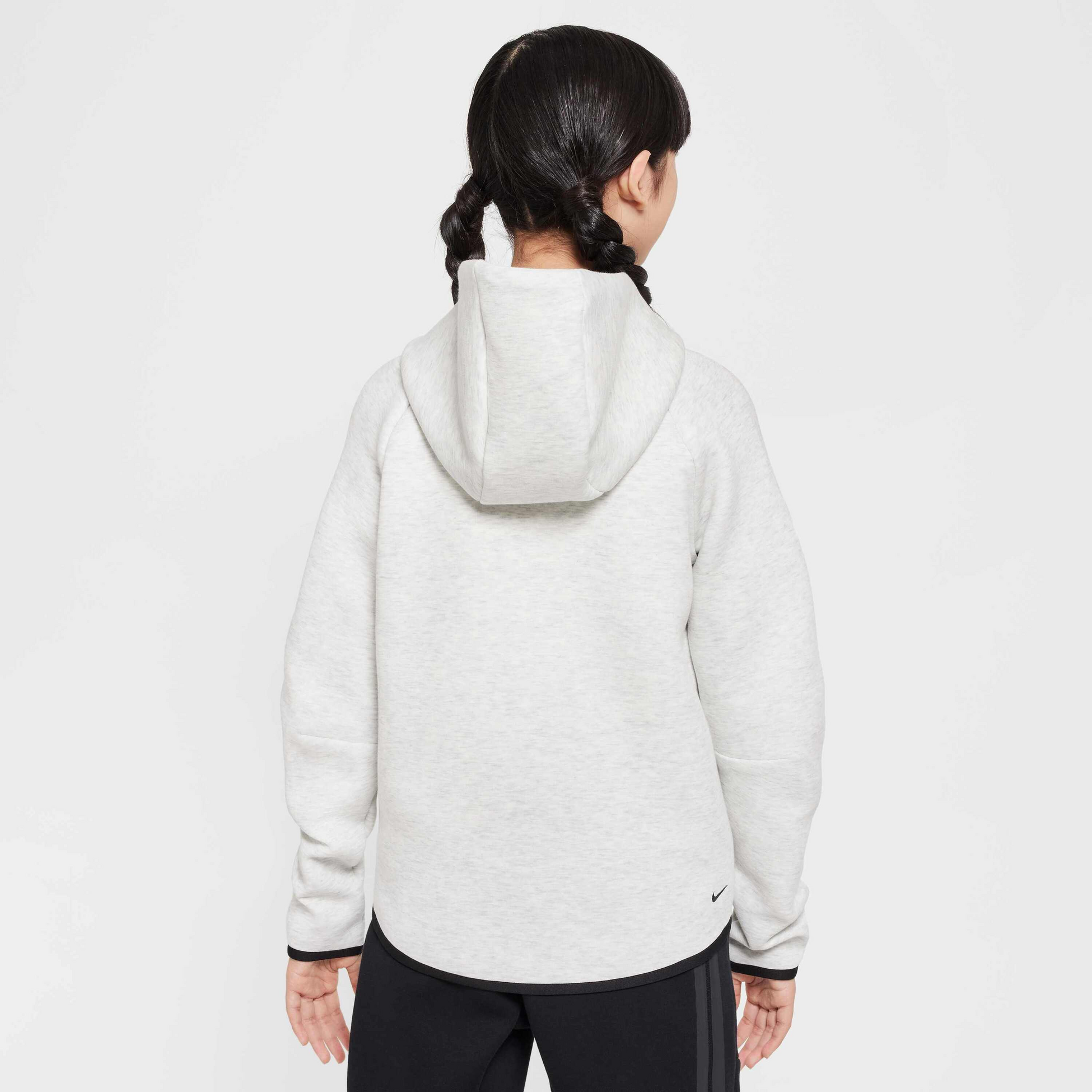 NIKE, Girls' Full-zip Hoodie Sportswear Tech Fleece