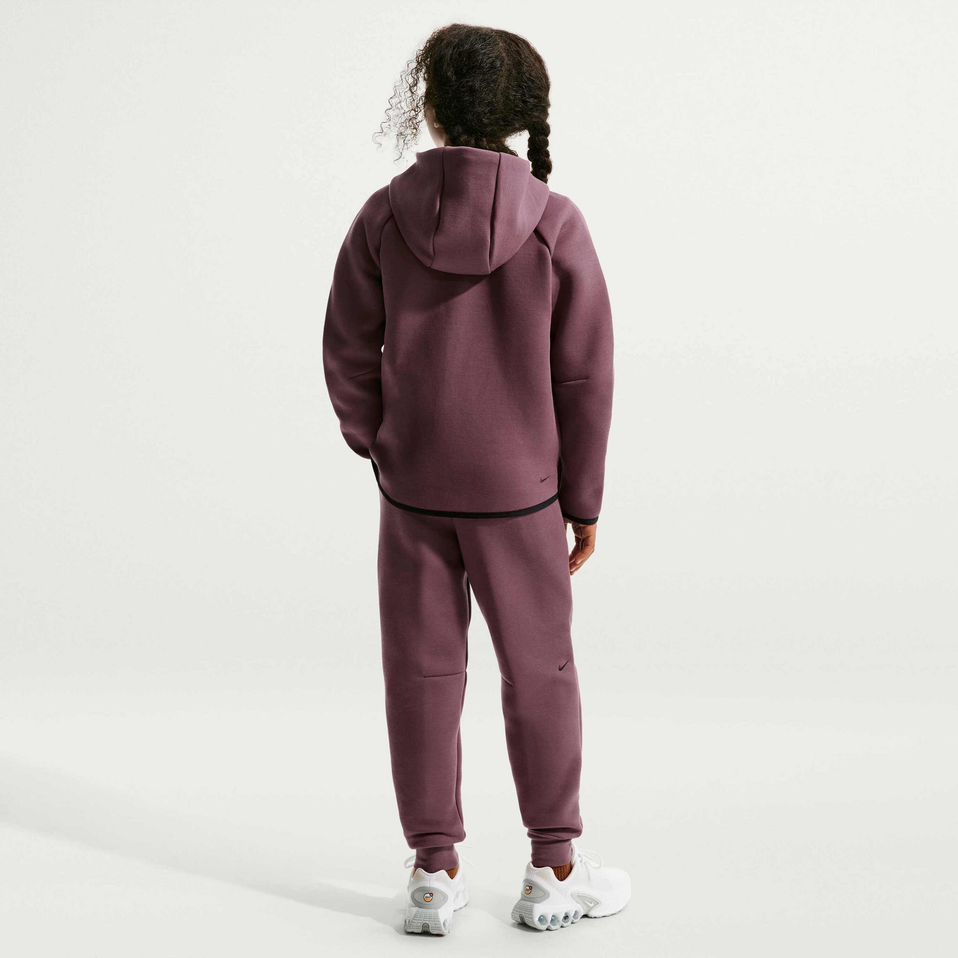 NIKE, Girls' Full-zip Hoodie Sportswear Tech Fleece