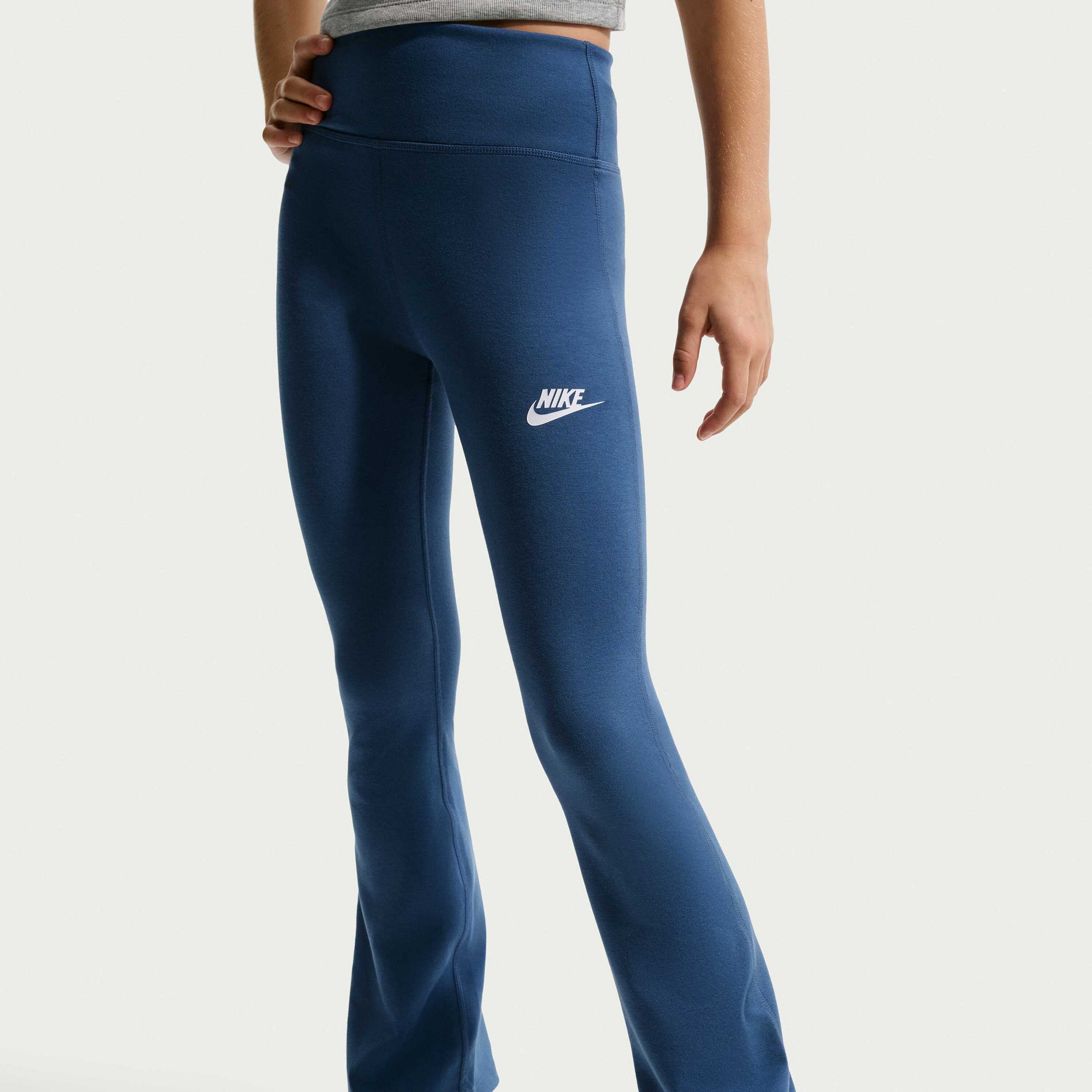 NIKE, Girls' High-waisted Flared Leggings Sportswear Classic