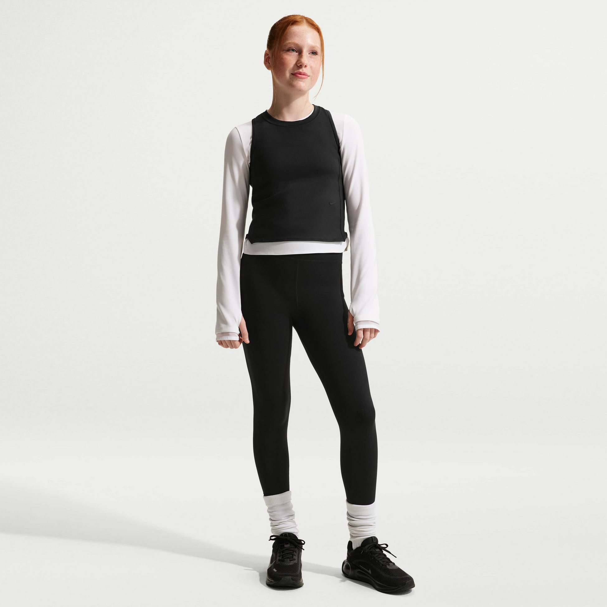 NIKE, Girls' High-waisted Full-length Leggings Mavn