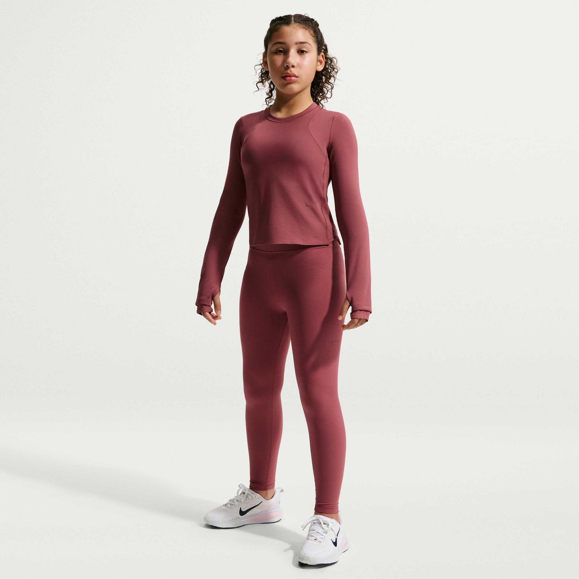 NIKE, Girls' High-waisted Full-length Leggings Mavn