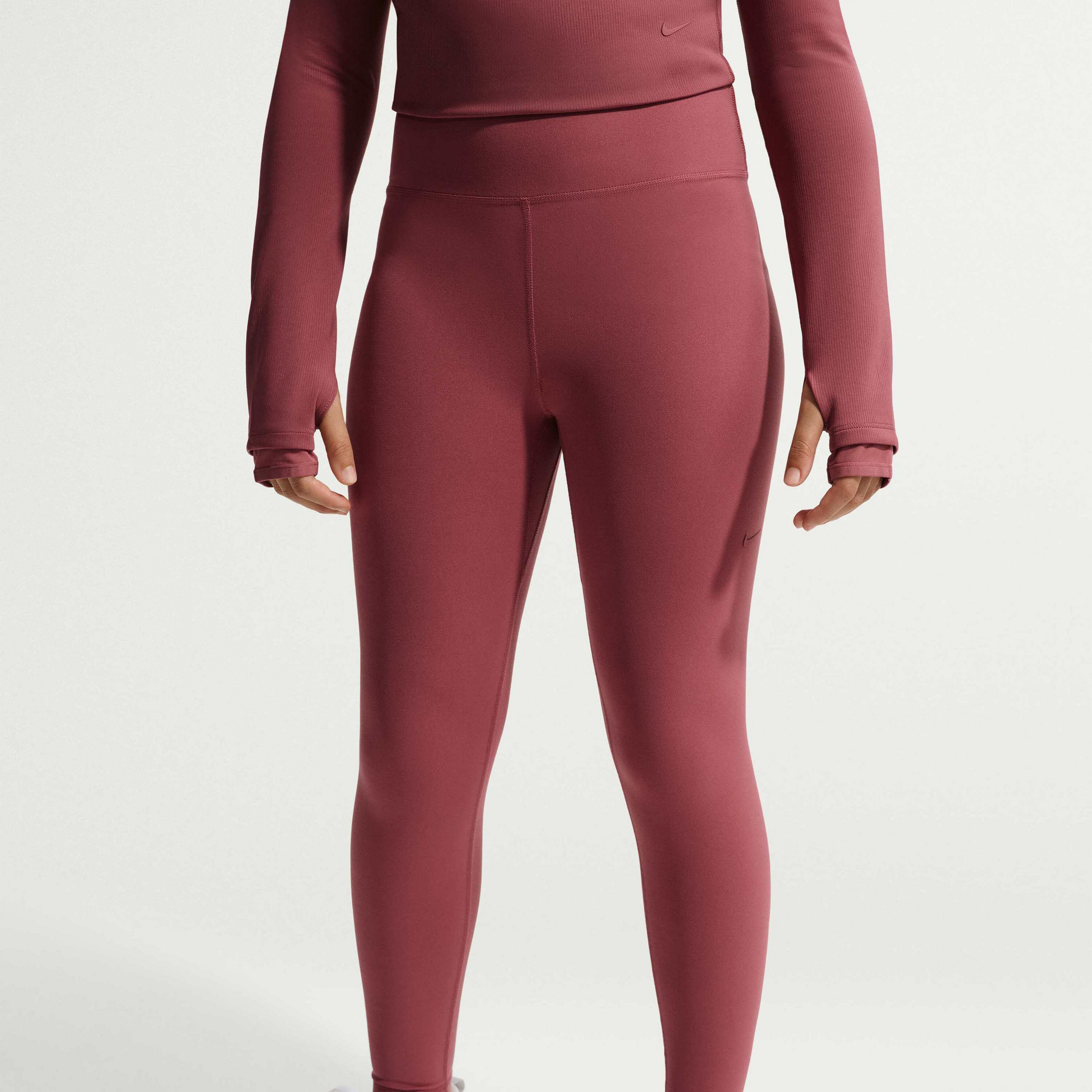 NIKE, Girls' High-waisted Full-length Leggings Mavn
